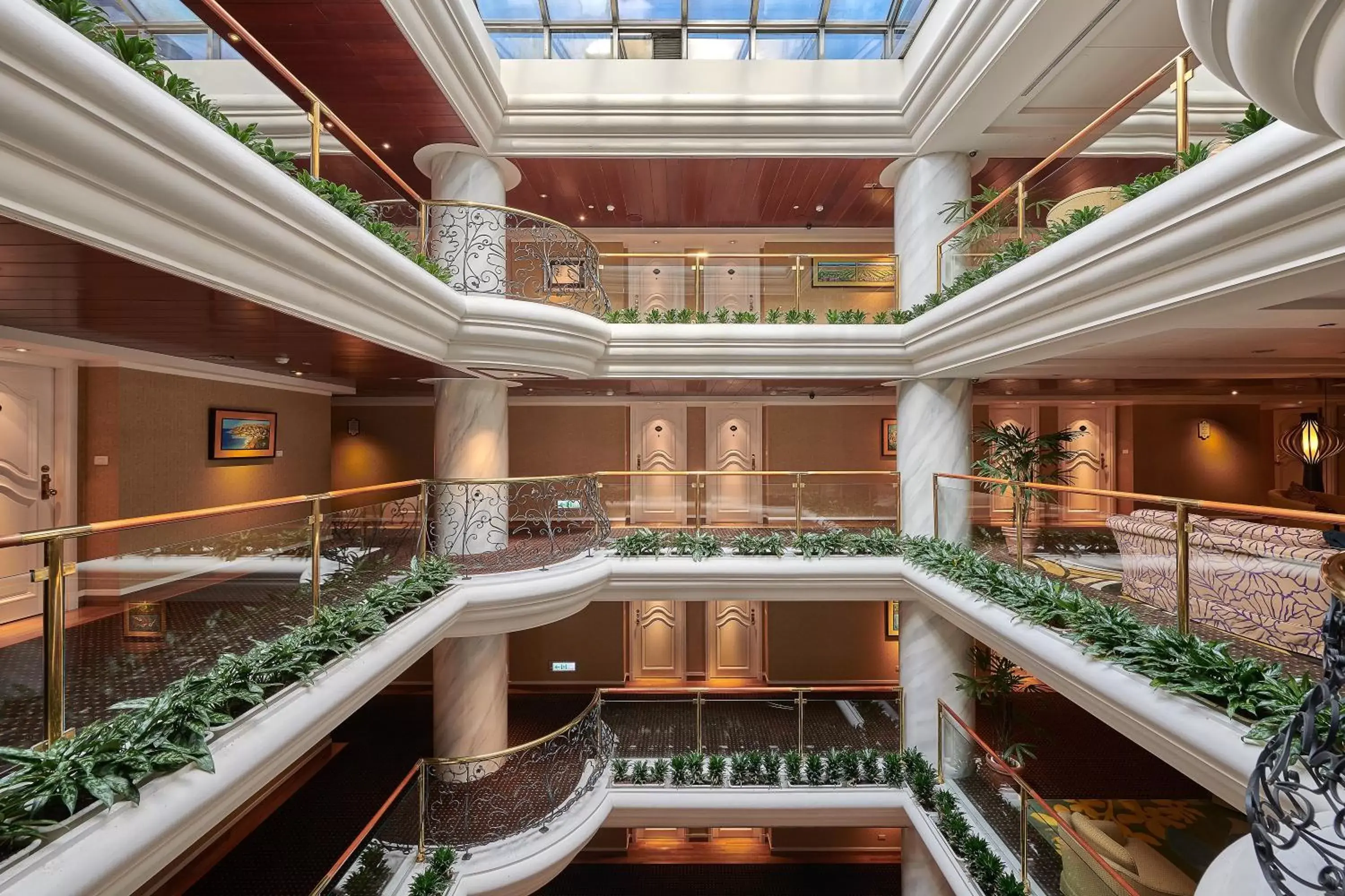 Bird's eye view in The Riviera Hotel Taipei Bird's eye view in The Riviera Hotel Taipei