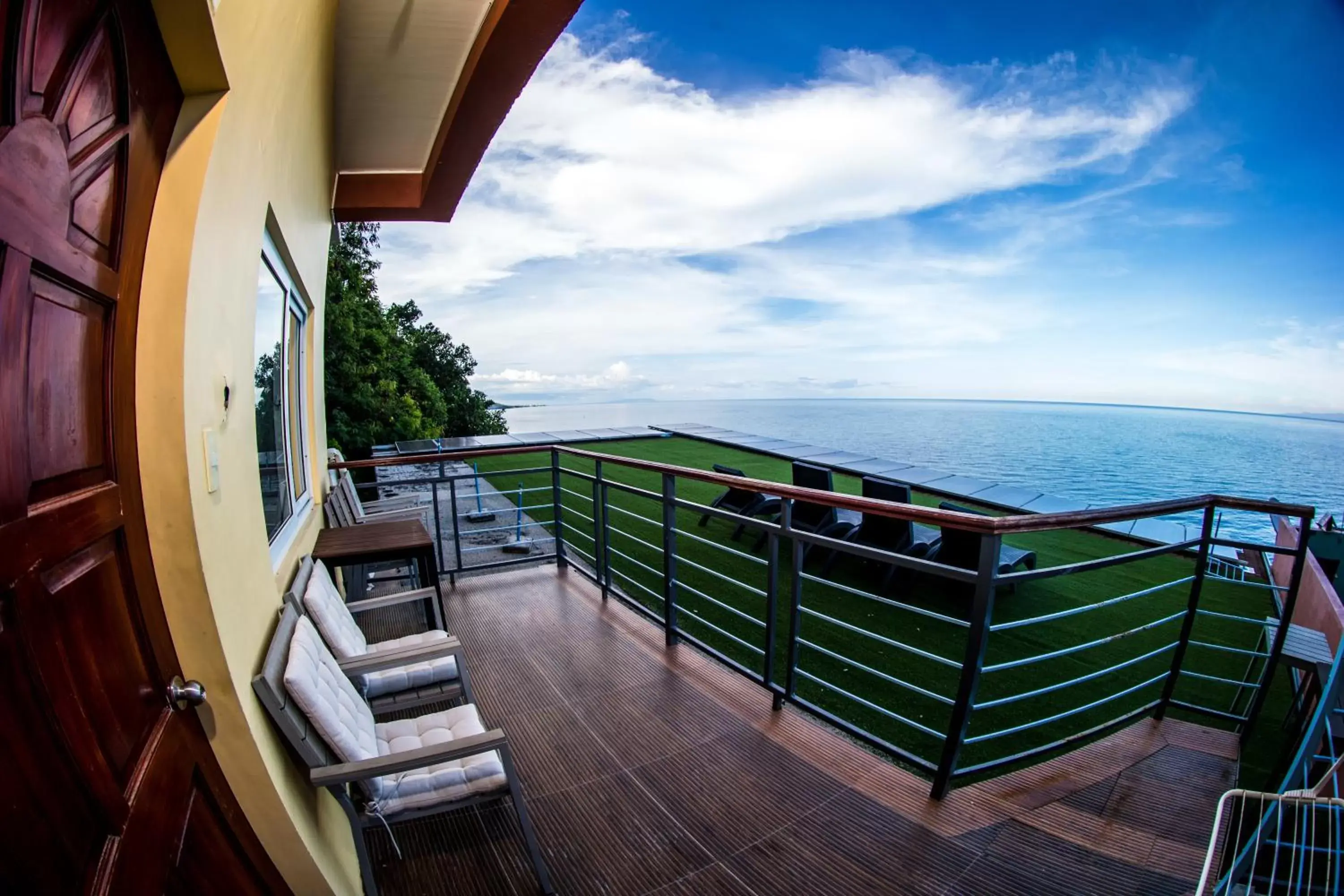 Balcony/Terrace in Oslob Seafari Resort