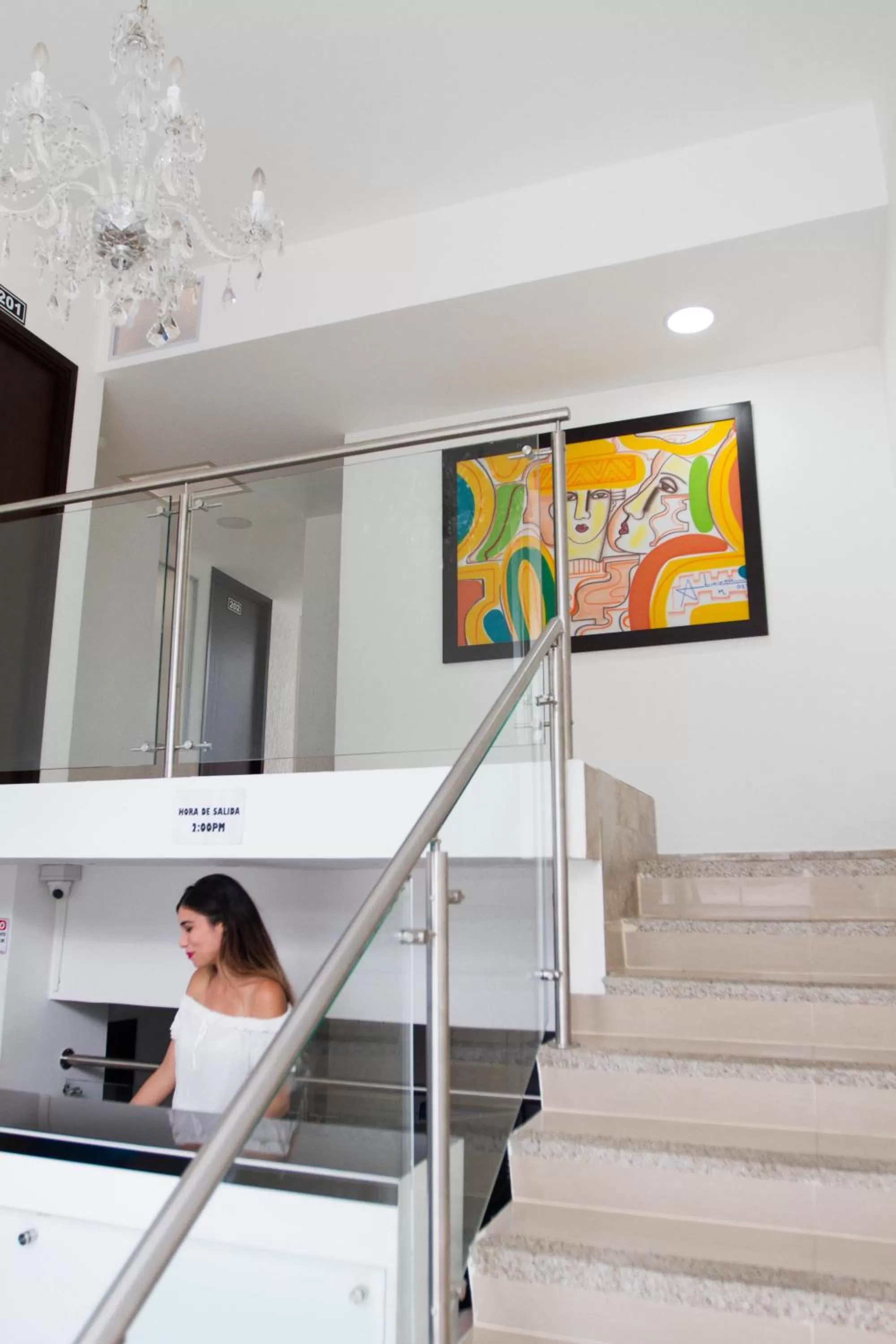 Lobby or reception in Hotel Residencias la CH