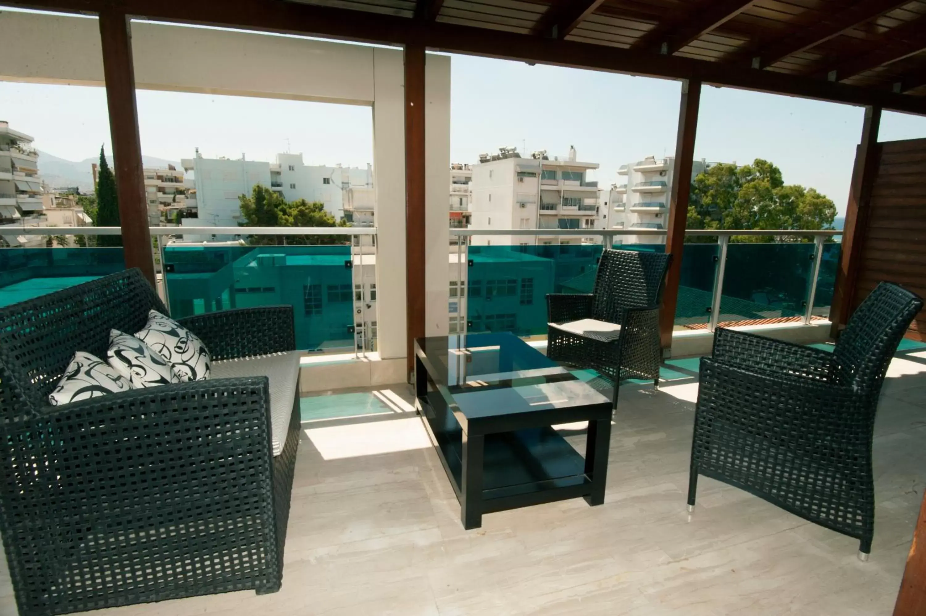 Balcony/Terrace in Nefeli Hotel Alimos