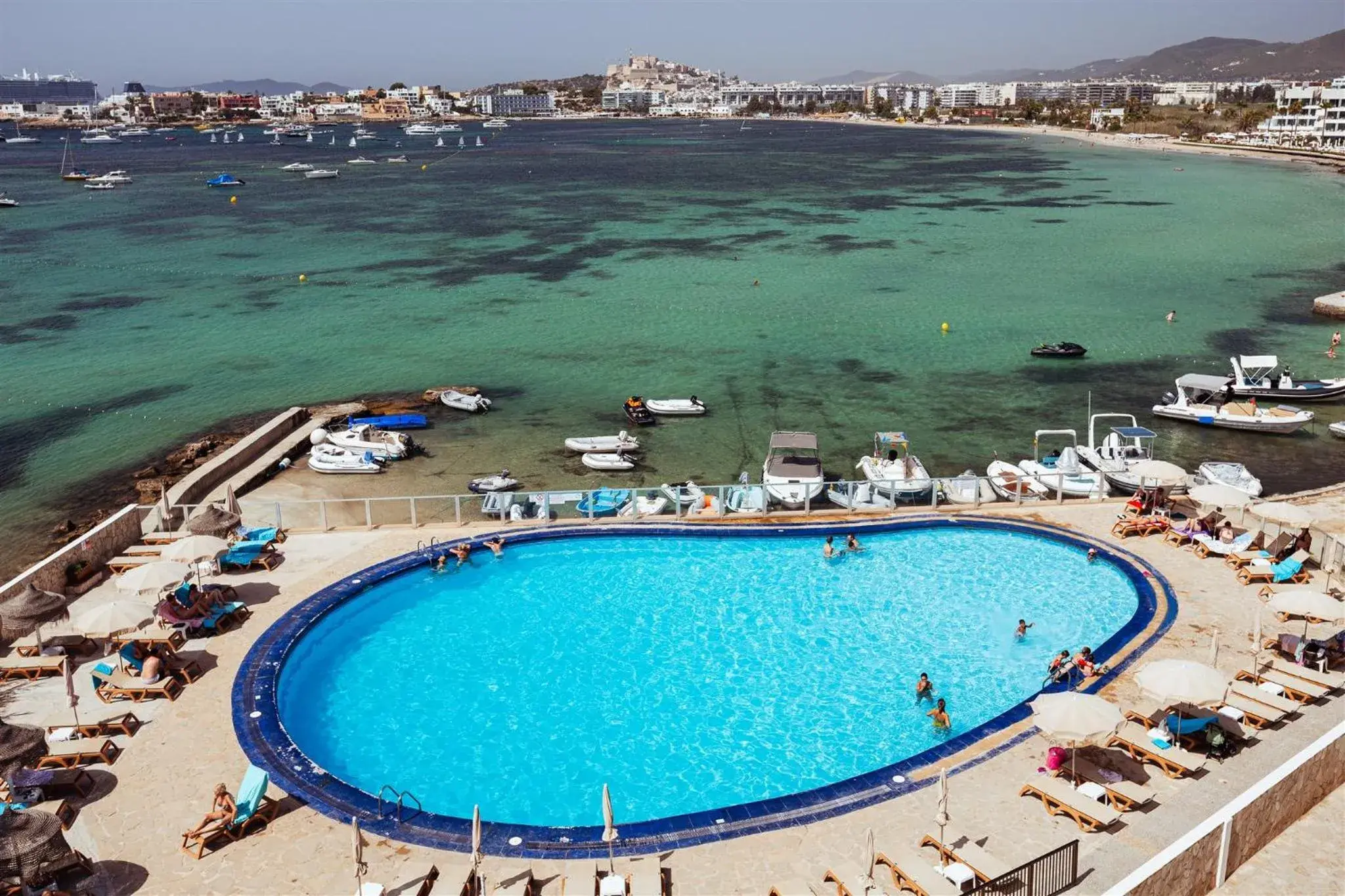 Swimming pool, Pool View in Hotel Simbad Ibiza & Spa