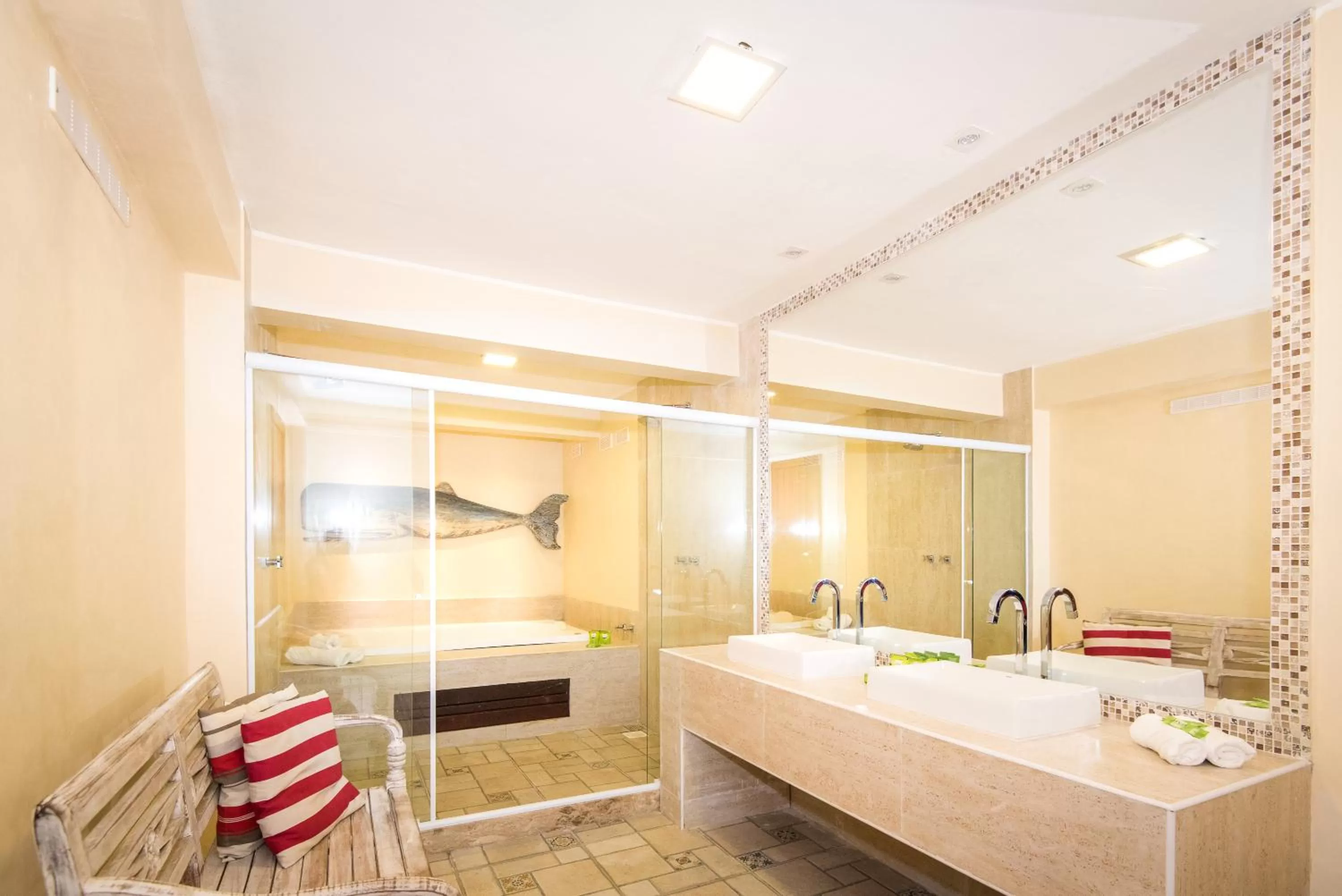 Bathroom in Pousada La Dolce Vita