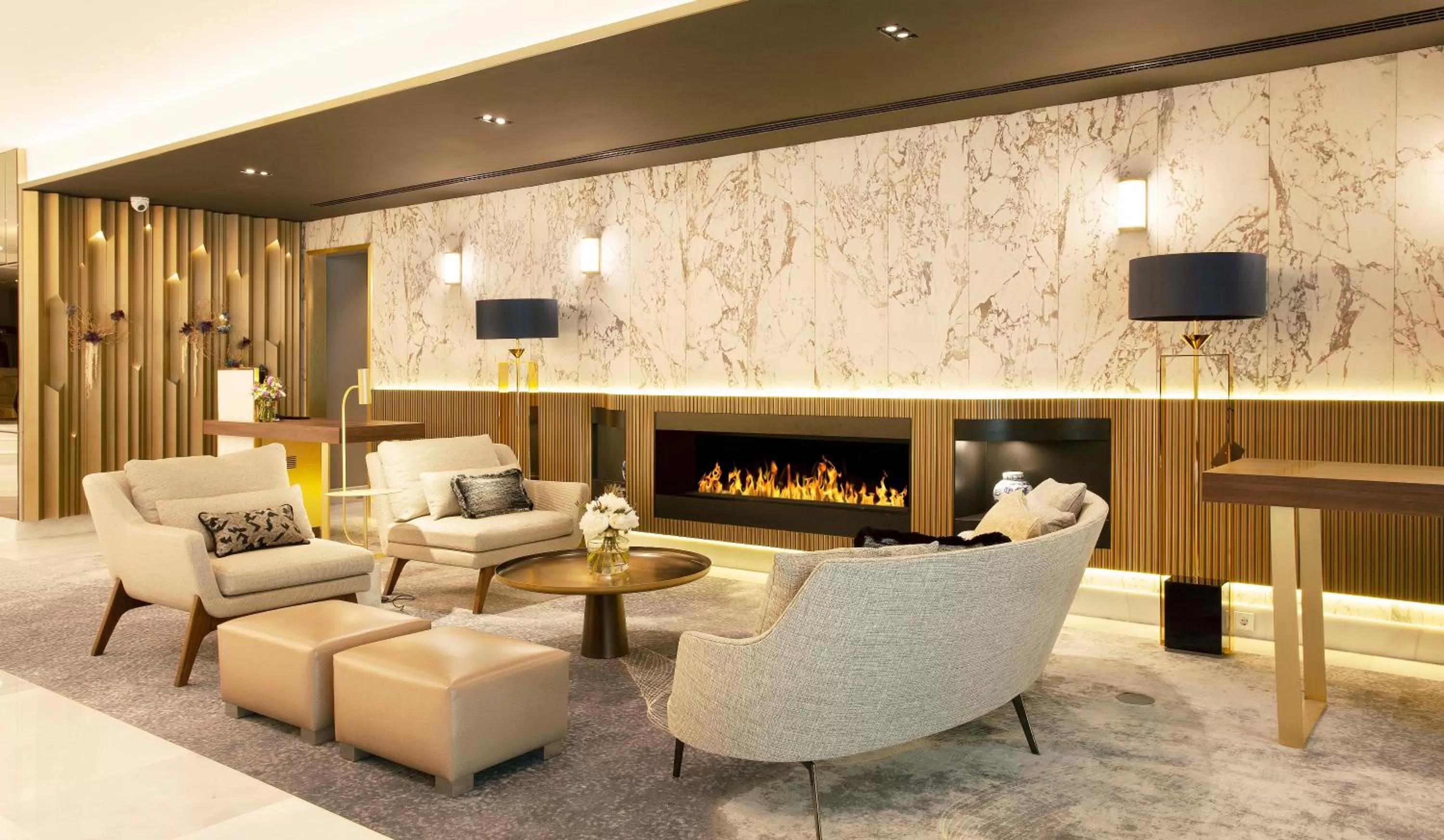 Lobby or reception in Sofitel Lisbon Liberdade