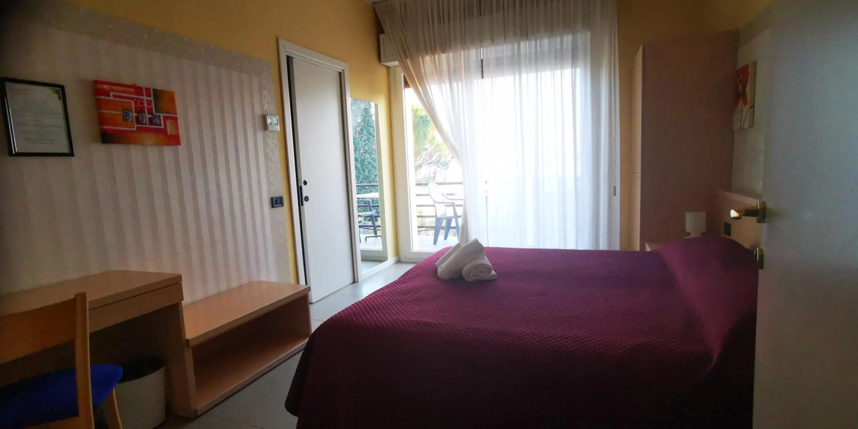 Bed in Hotel Aquavite