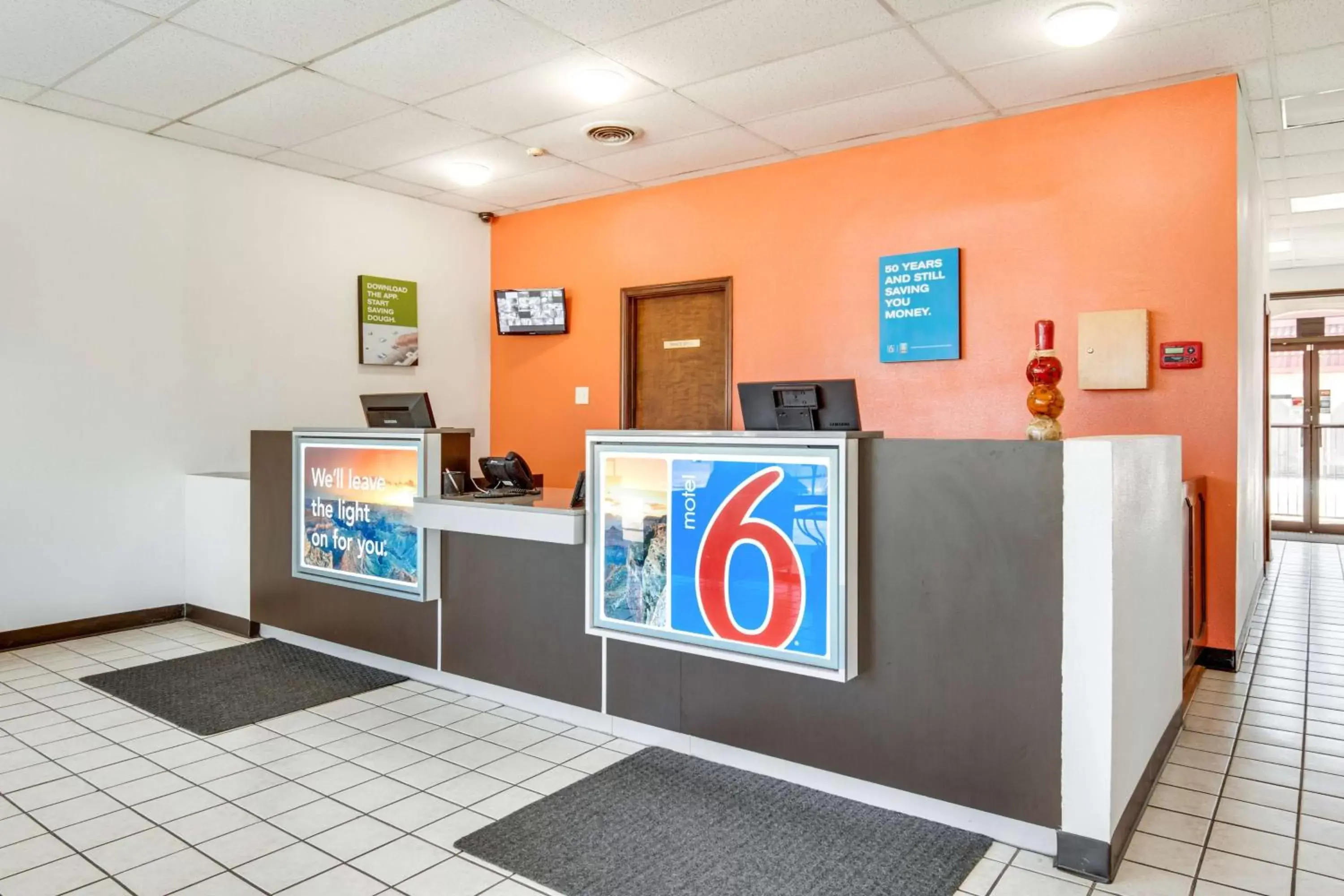 Property logo or sign, Lobby/Reception in Motel 6-Longview, TX - North