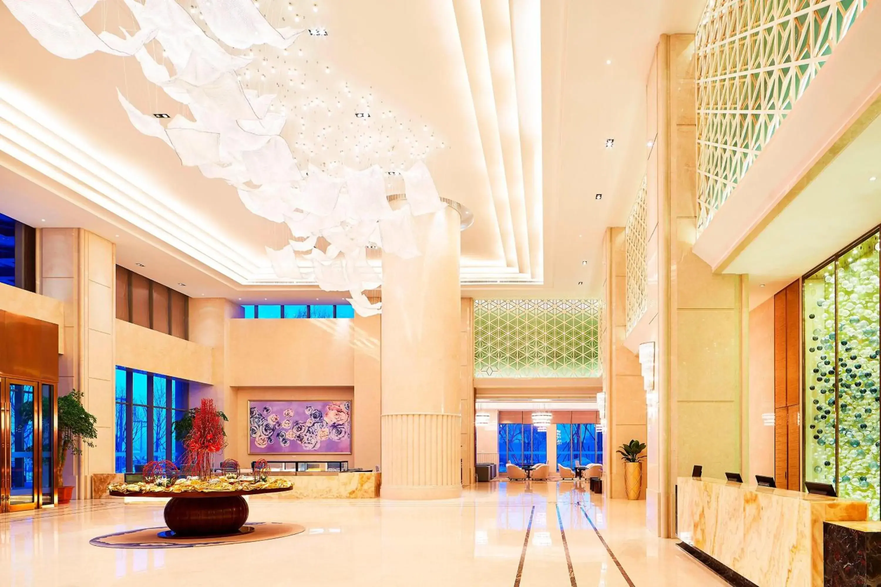 Lobby or reception, Lobby/Reception in Sheraton Harbin Xiangfang Hotel
