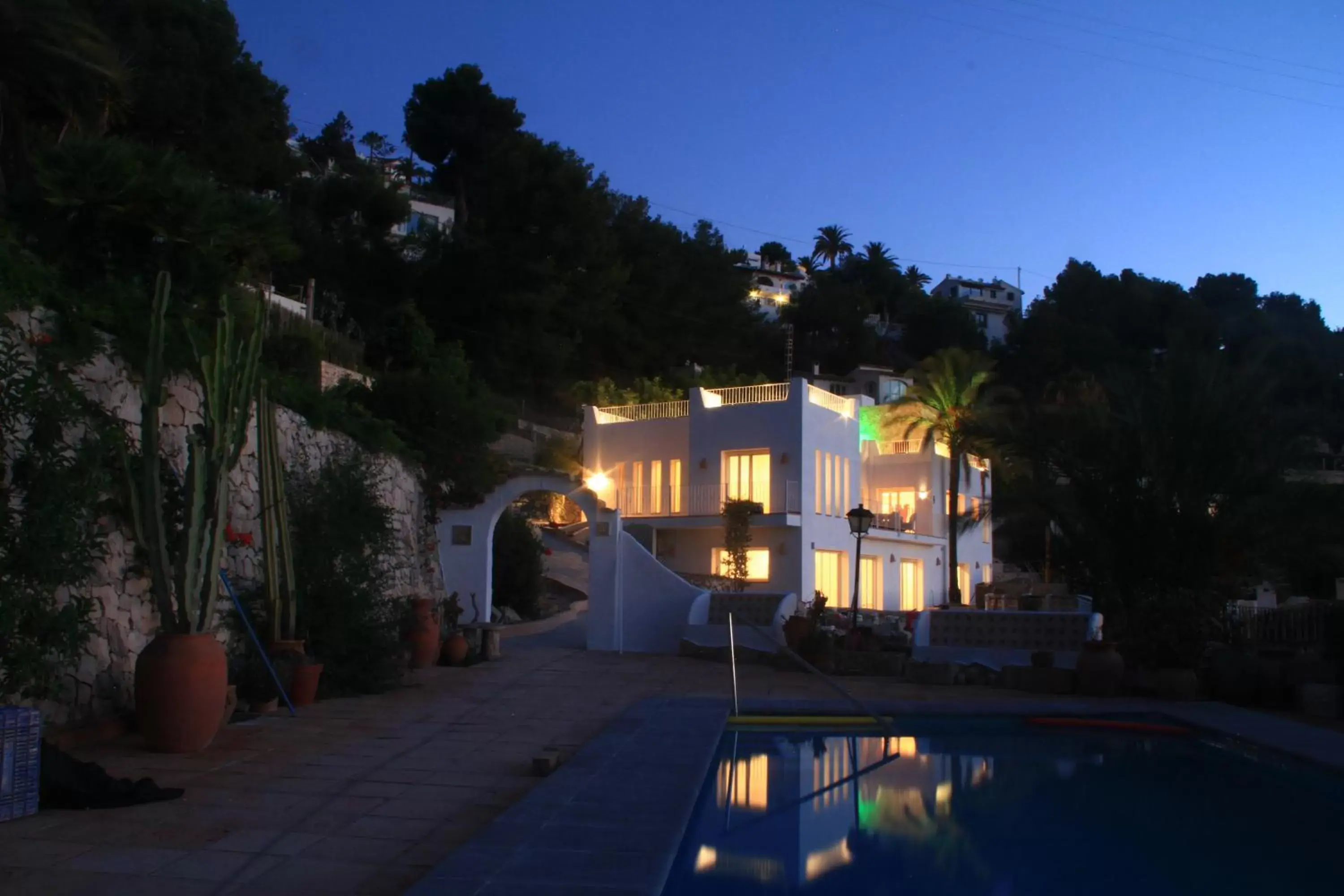 Facade/entrance, Property Building in Villa Beniarres Guest House B&B in Moraira