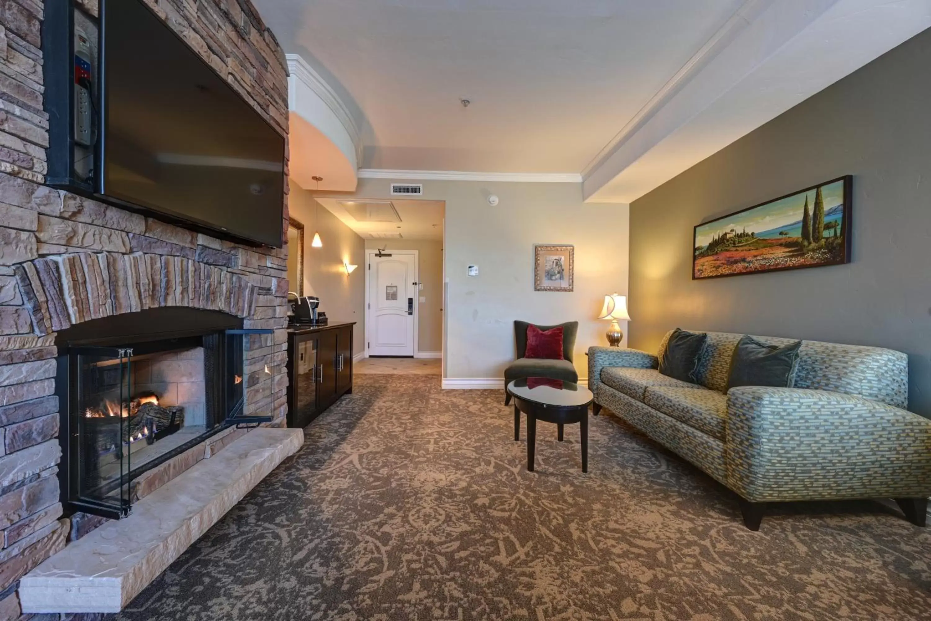 Living room, Seating Area in La Bellasera Hotel And Suites