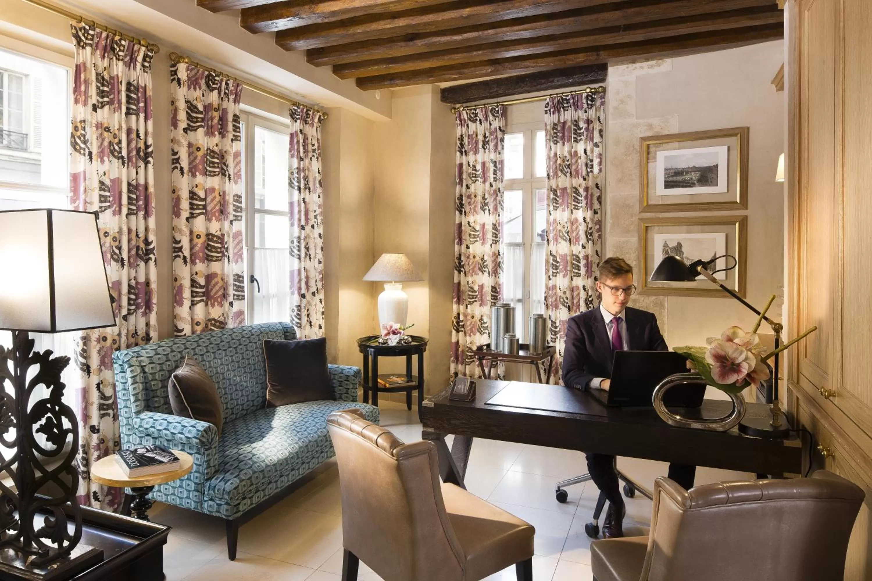 Lobby or reception in Les Tournelles