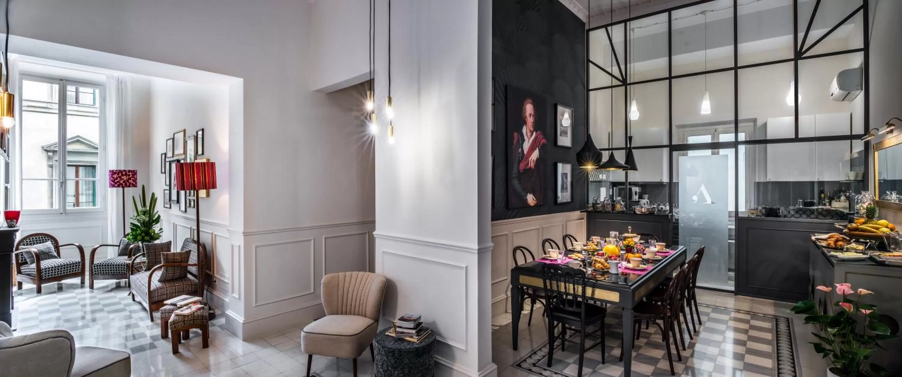 Dining area in Alfieri9