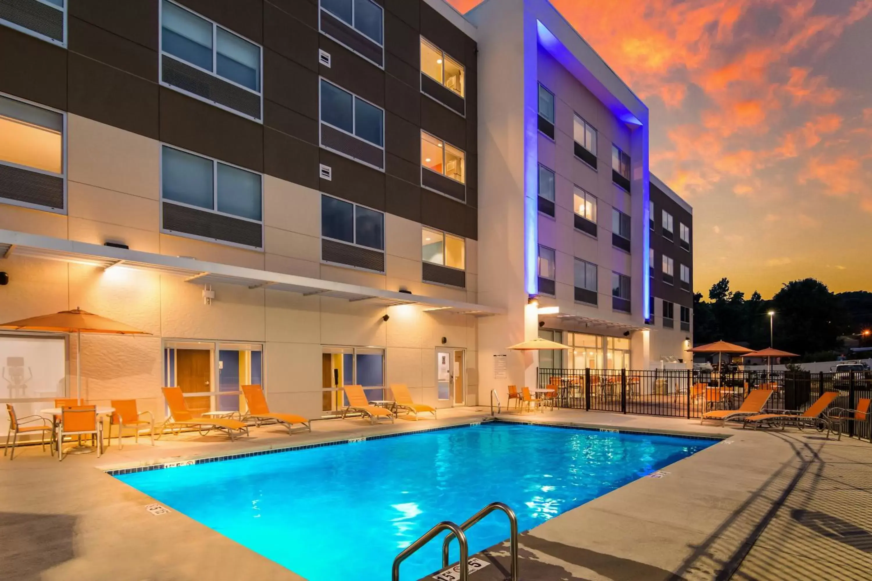 Pool view, Property Building in Holiday Inn Express & Suites - Asheboro, an IHG Hotel