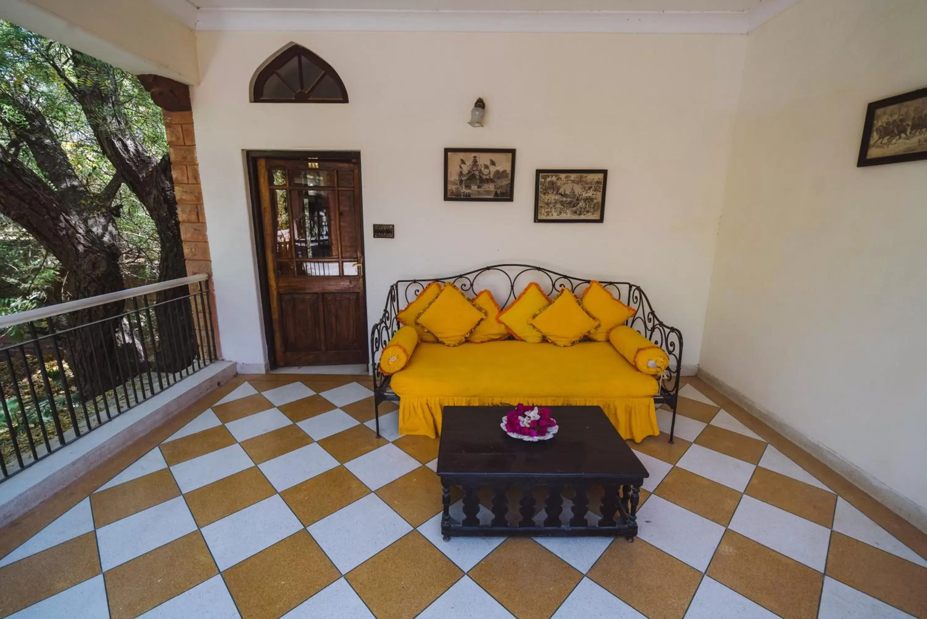 Seating Area in Devi Bhawan - A Heritage Hotel