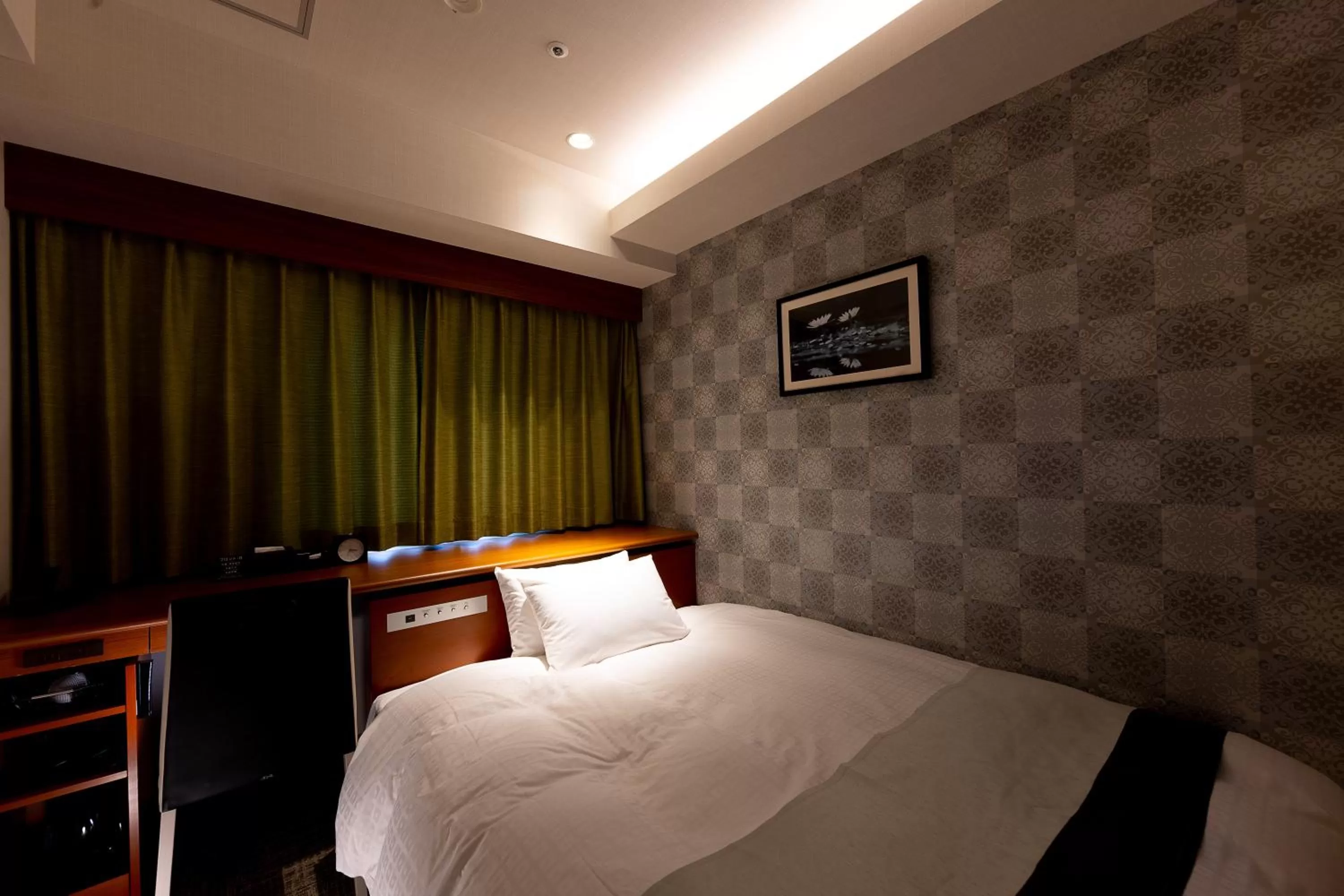 Bed in Hotel Actel Nagoya Nishiki