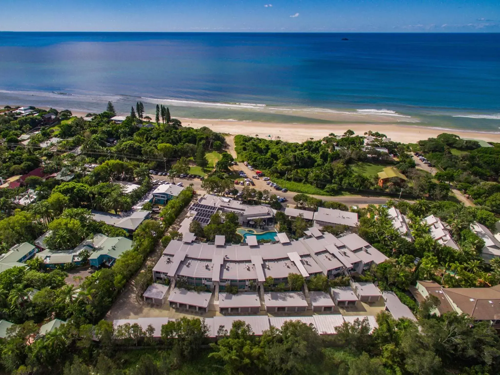 Natural landscape, Bird's-eye View in East On Byron