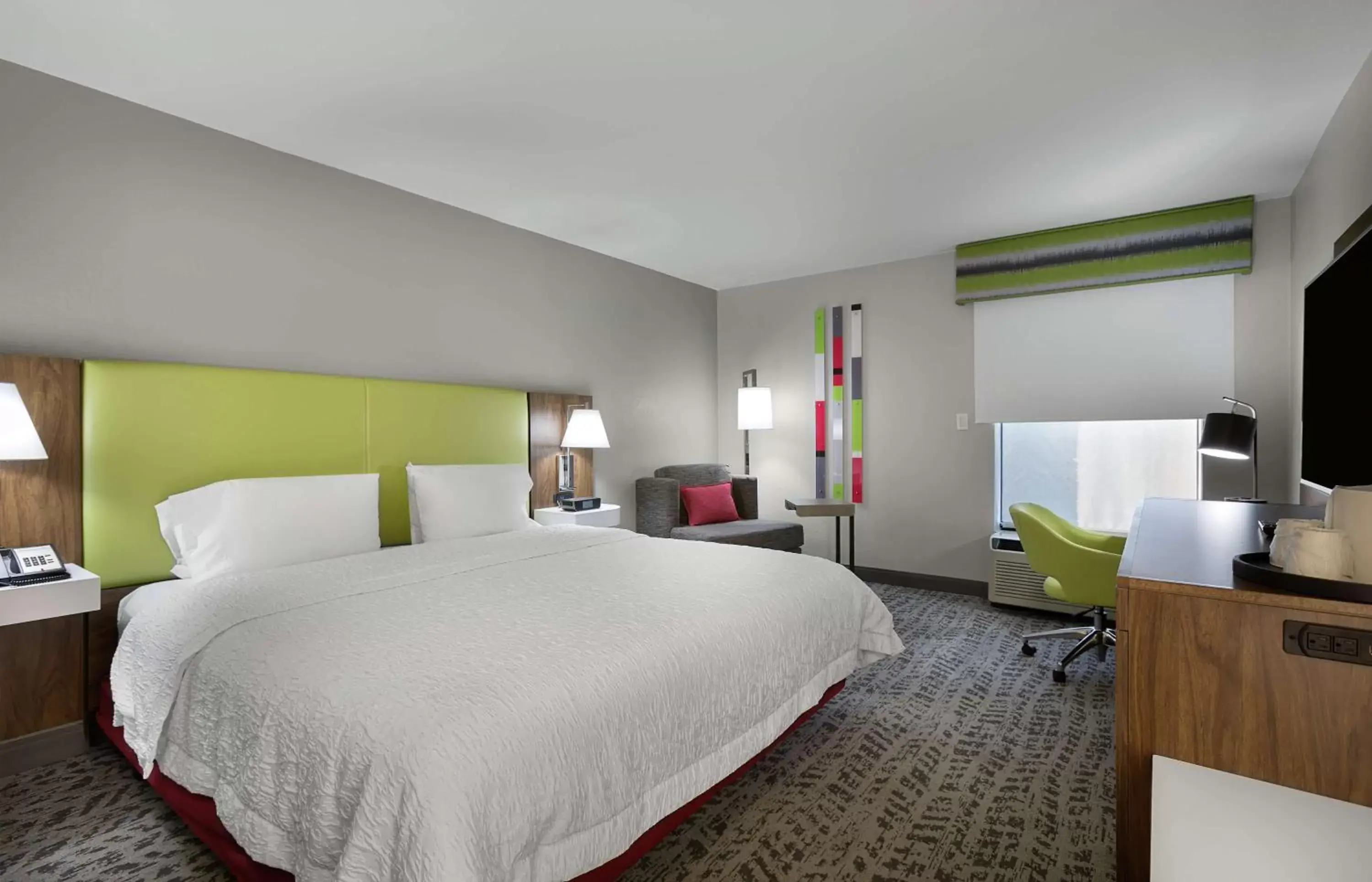 Bedroom, Bed in Hampton Inn Greenville/Travelers Rest