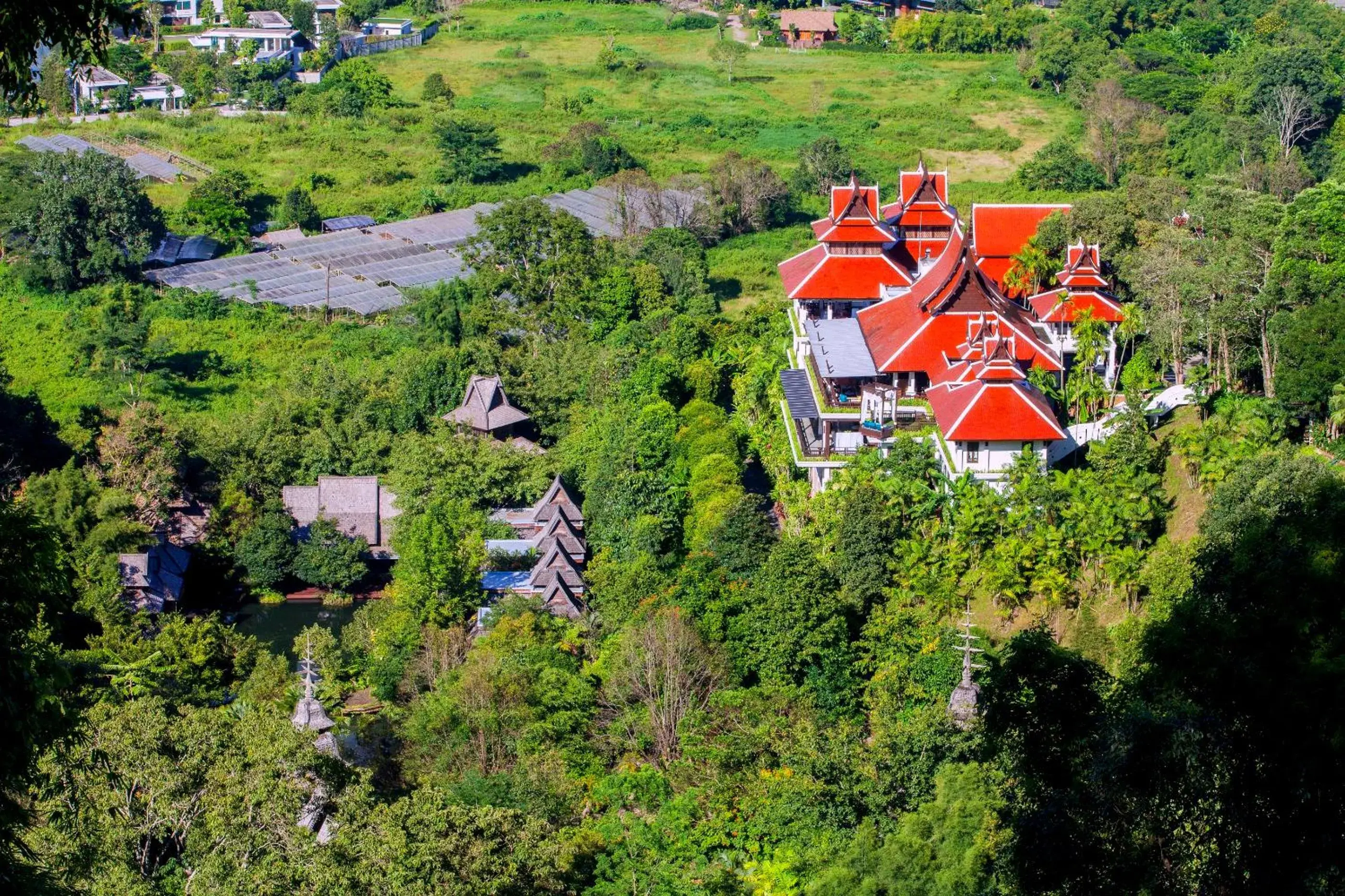 Bird's eye view, Bird's-eye View in Panviman Chiang Mai Spa Resort