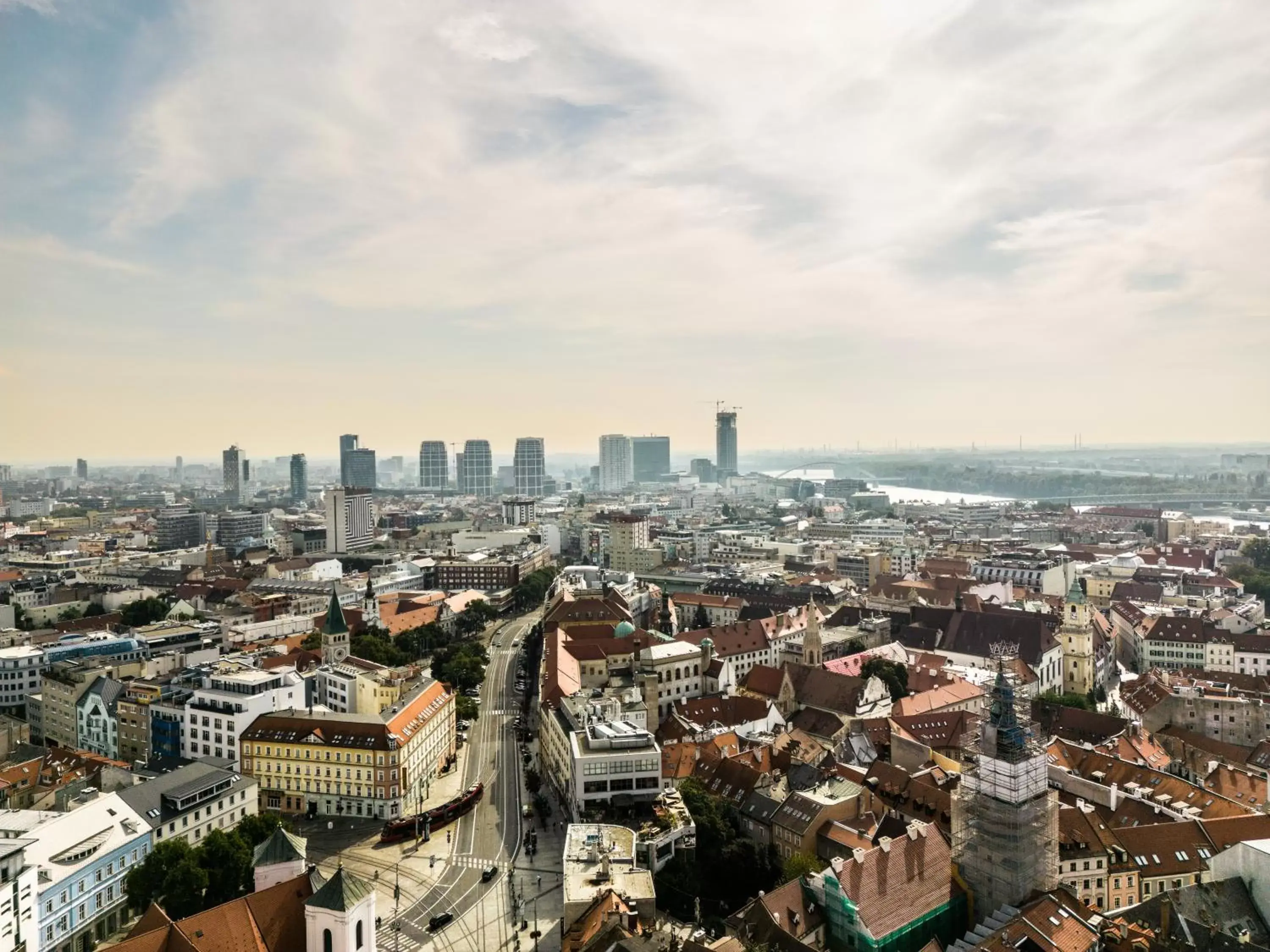 Day, Bird's-eye View in Falkensteiner Hotel Bratislava