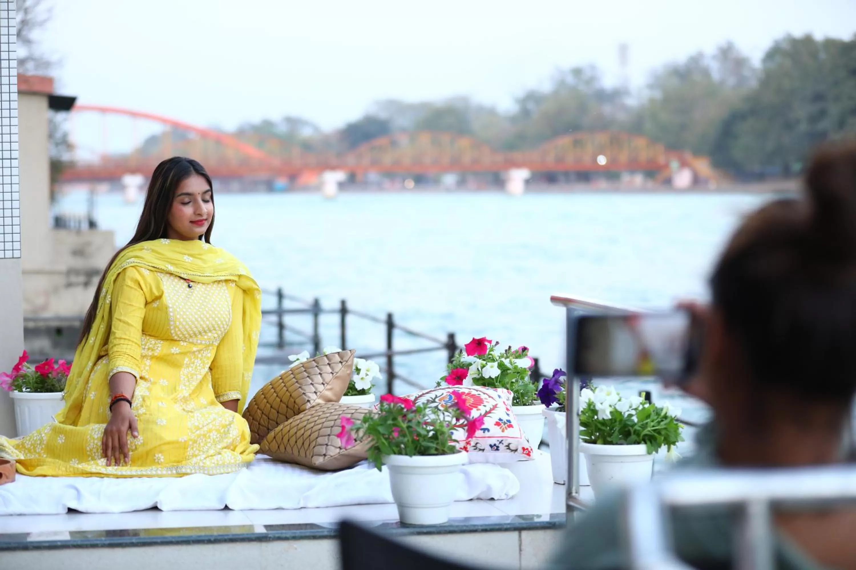 Guests in Perfectstayz Premium at Harkipauri Road - Ganga view rooftop cafe