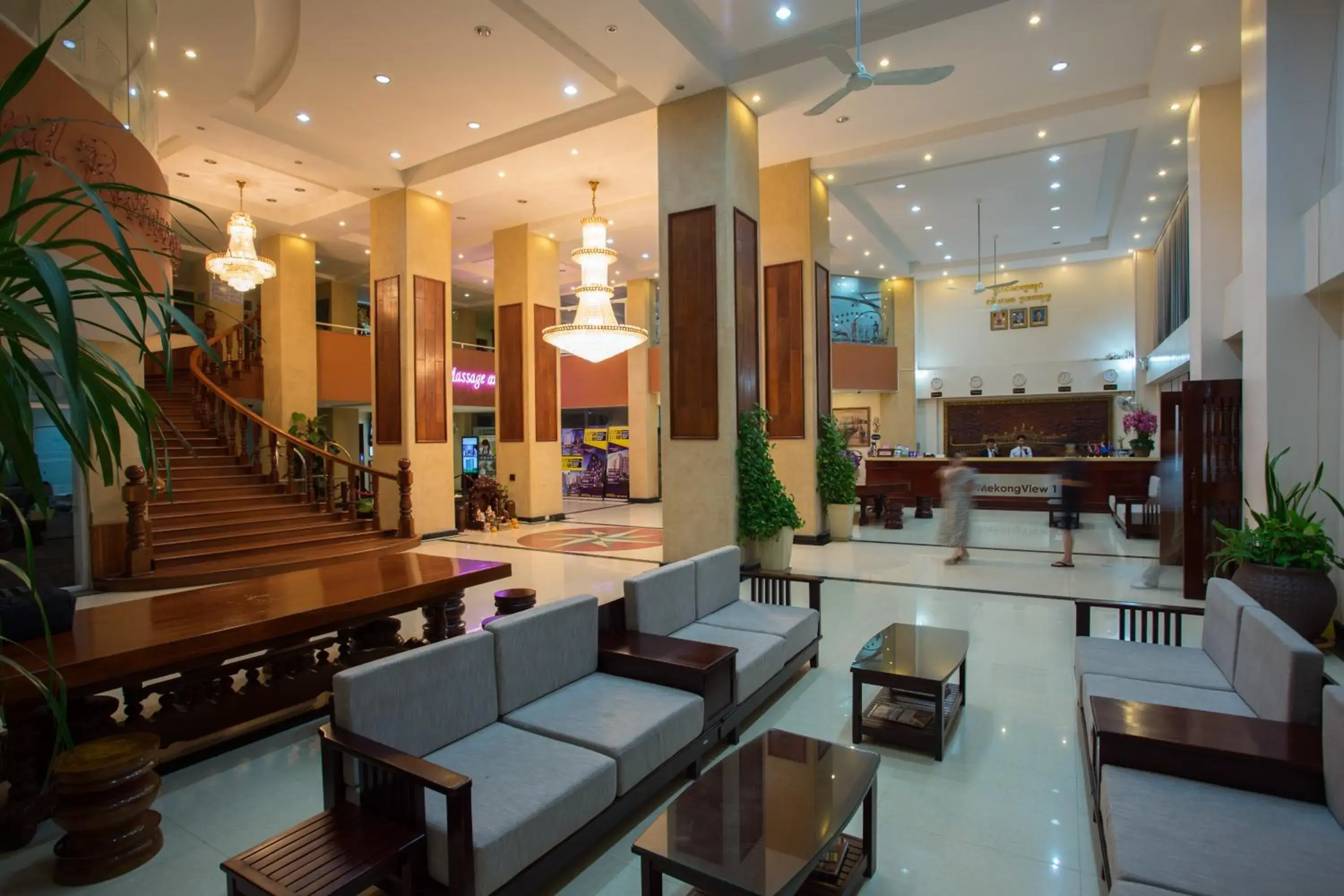 Property building, Lobby/Reception in MekongView 1 CondoTel