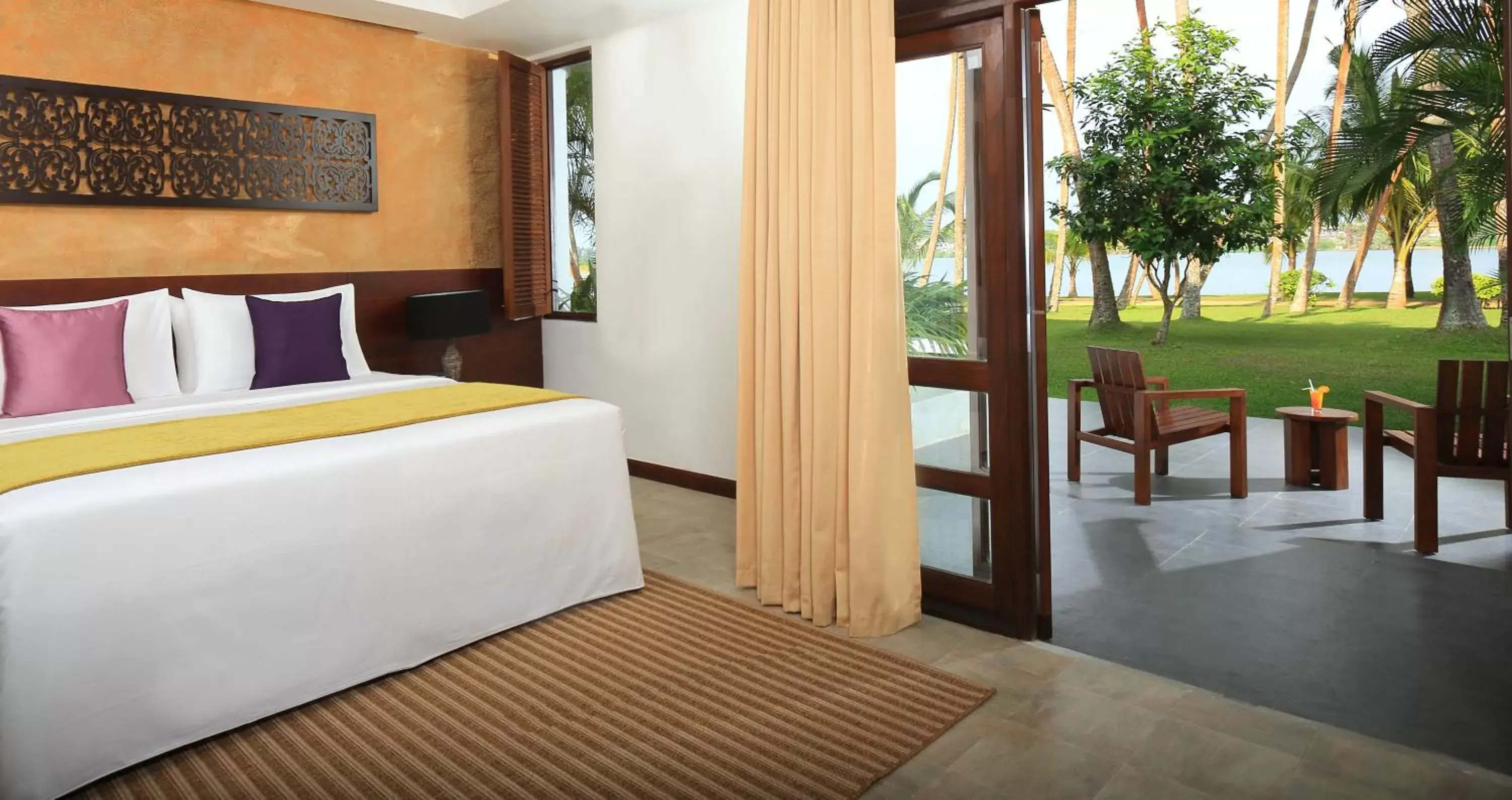 Bed in Avani Kalutara Resort