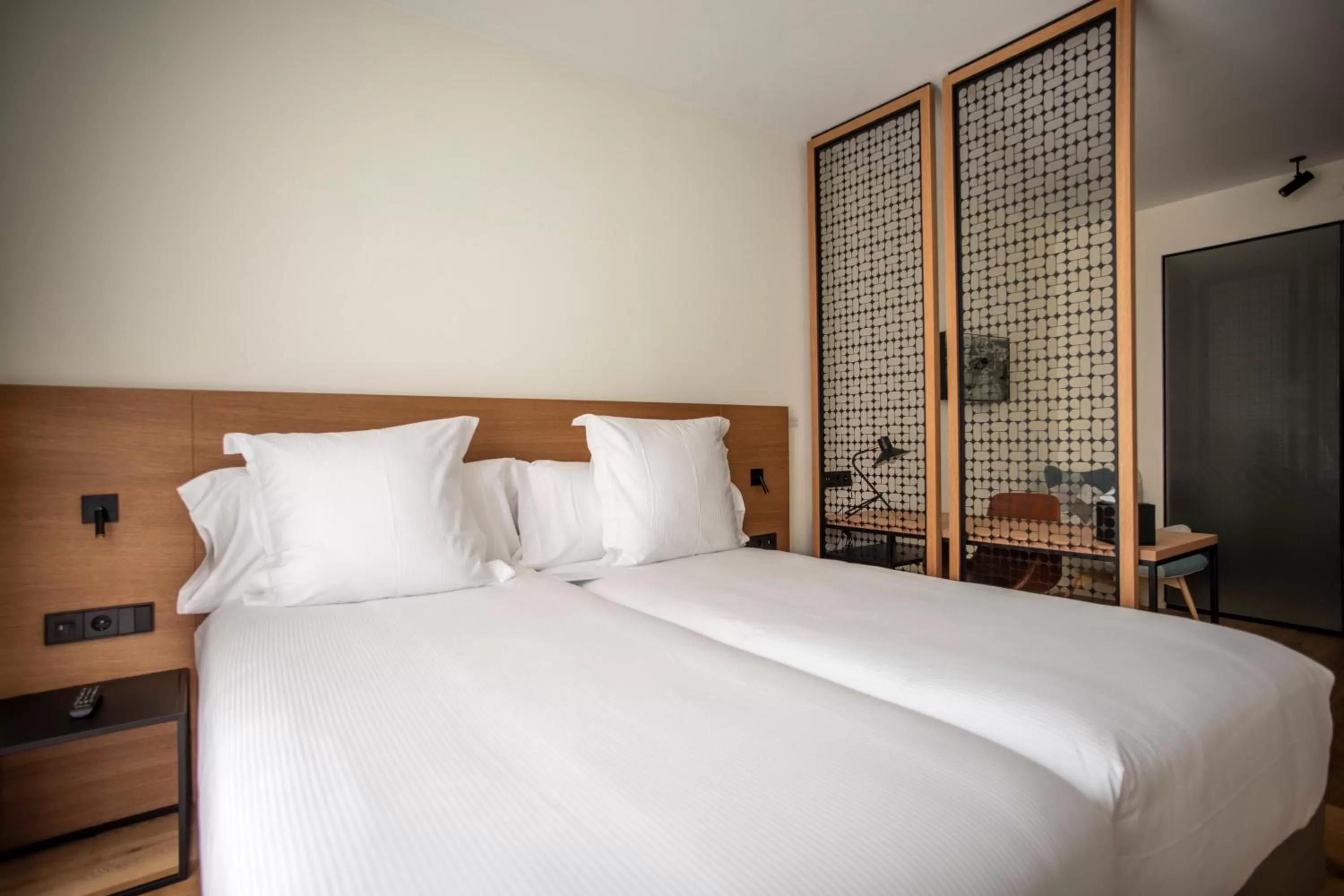 Bed in Hotel Paxton Barcelona