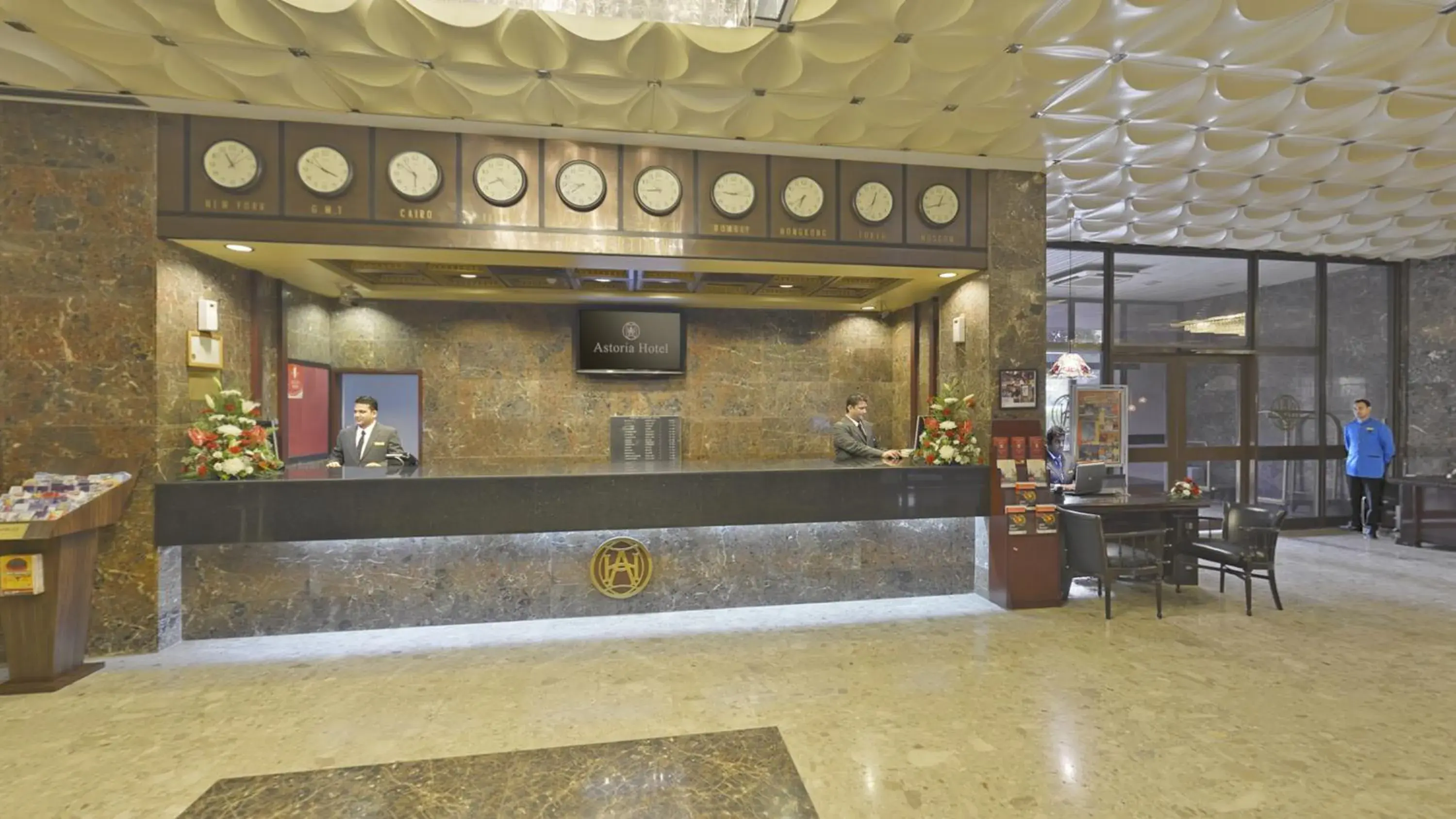 Lobby or reception in Astoria Hotel