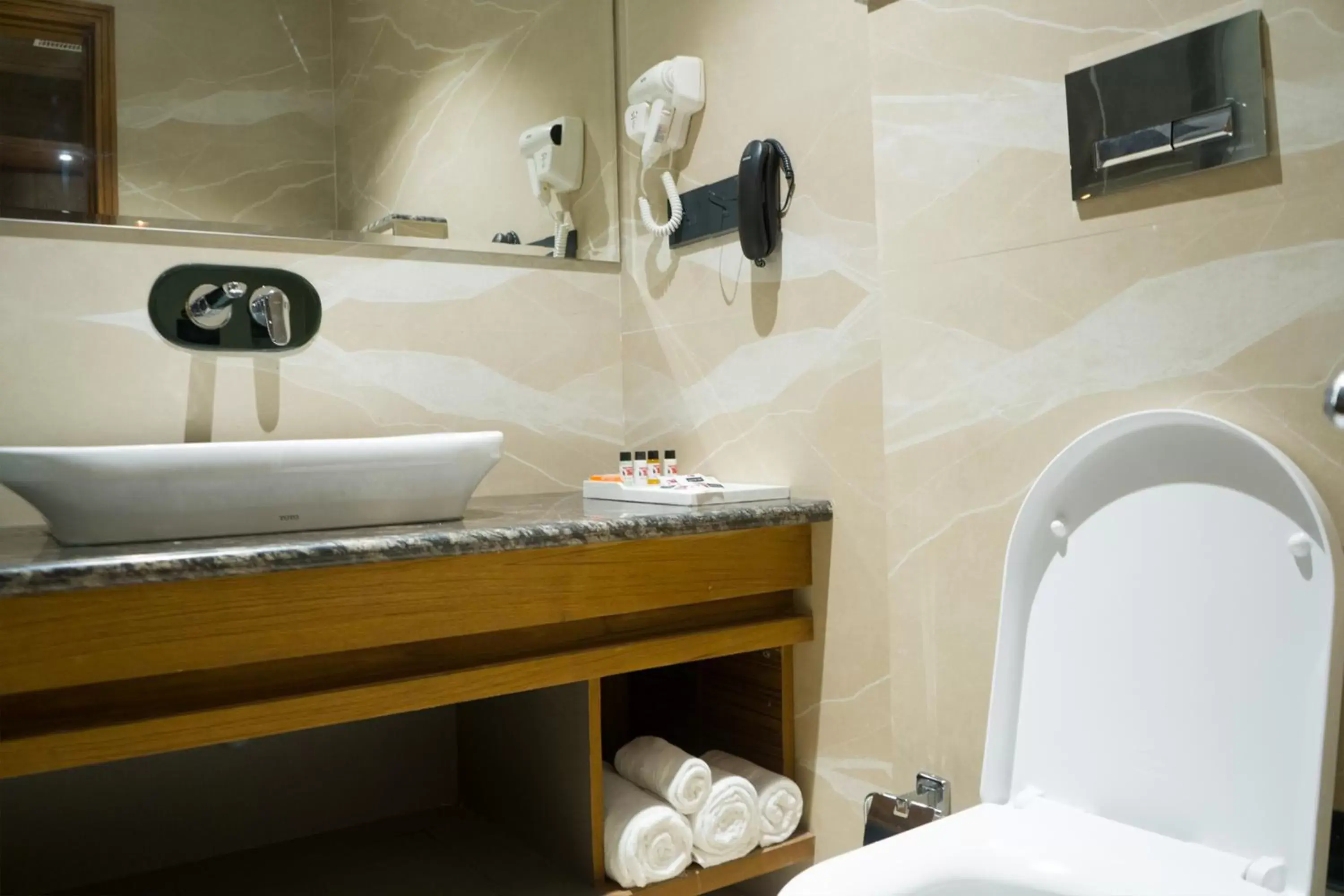 Bathroom in Clarks Inn Suites Kangra Bathroom in Clarks Inn Suites Kangra