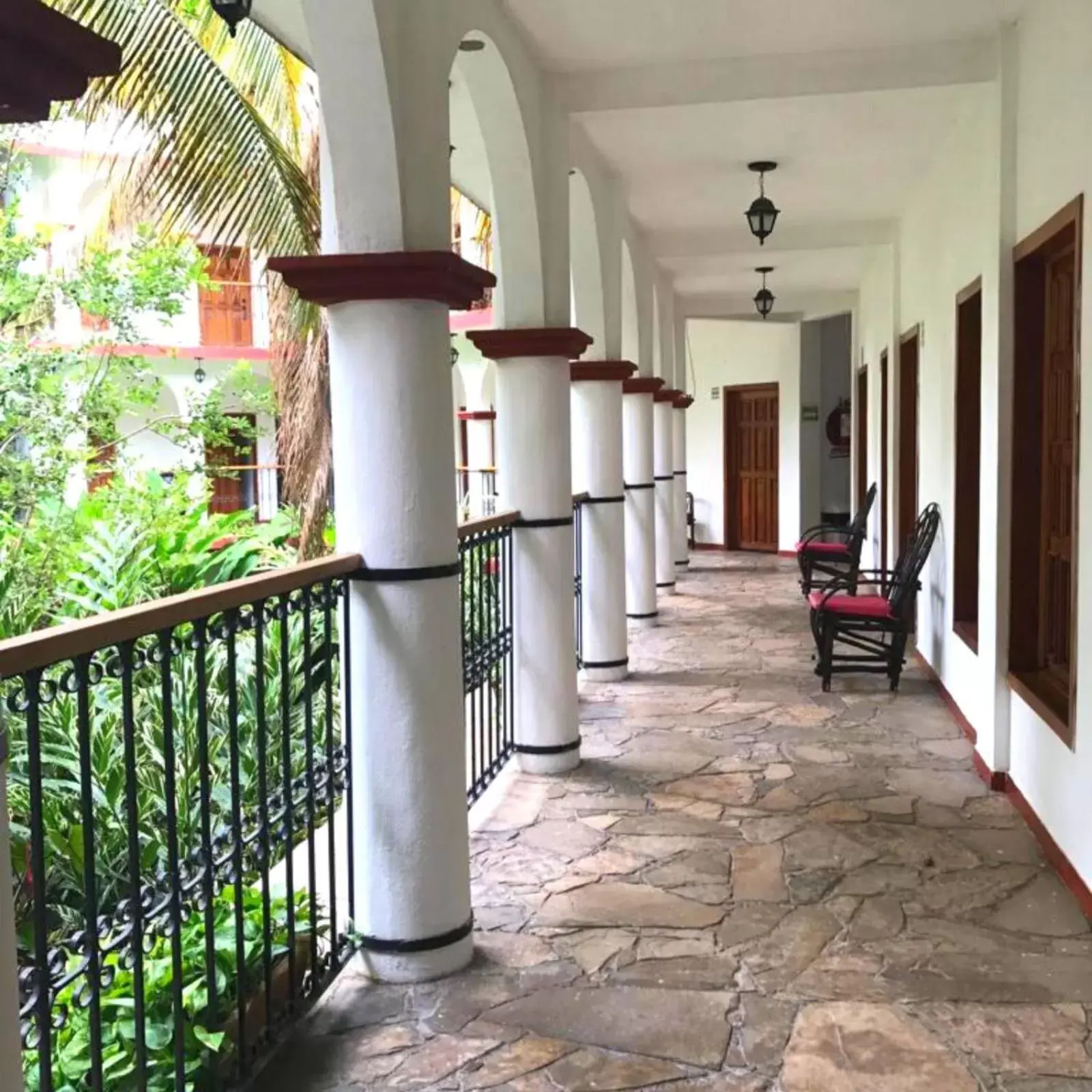 Garden, Balcony/Terrace in Hotel La Ceiba
