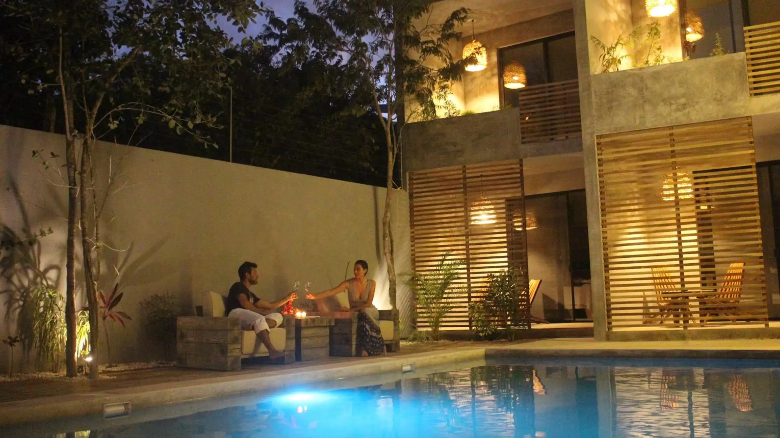 Garden view, Swimming Pool in Little Gem Hotel Tulum La Veleta