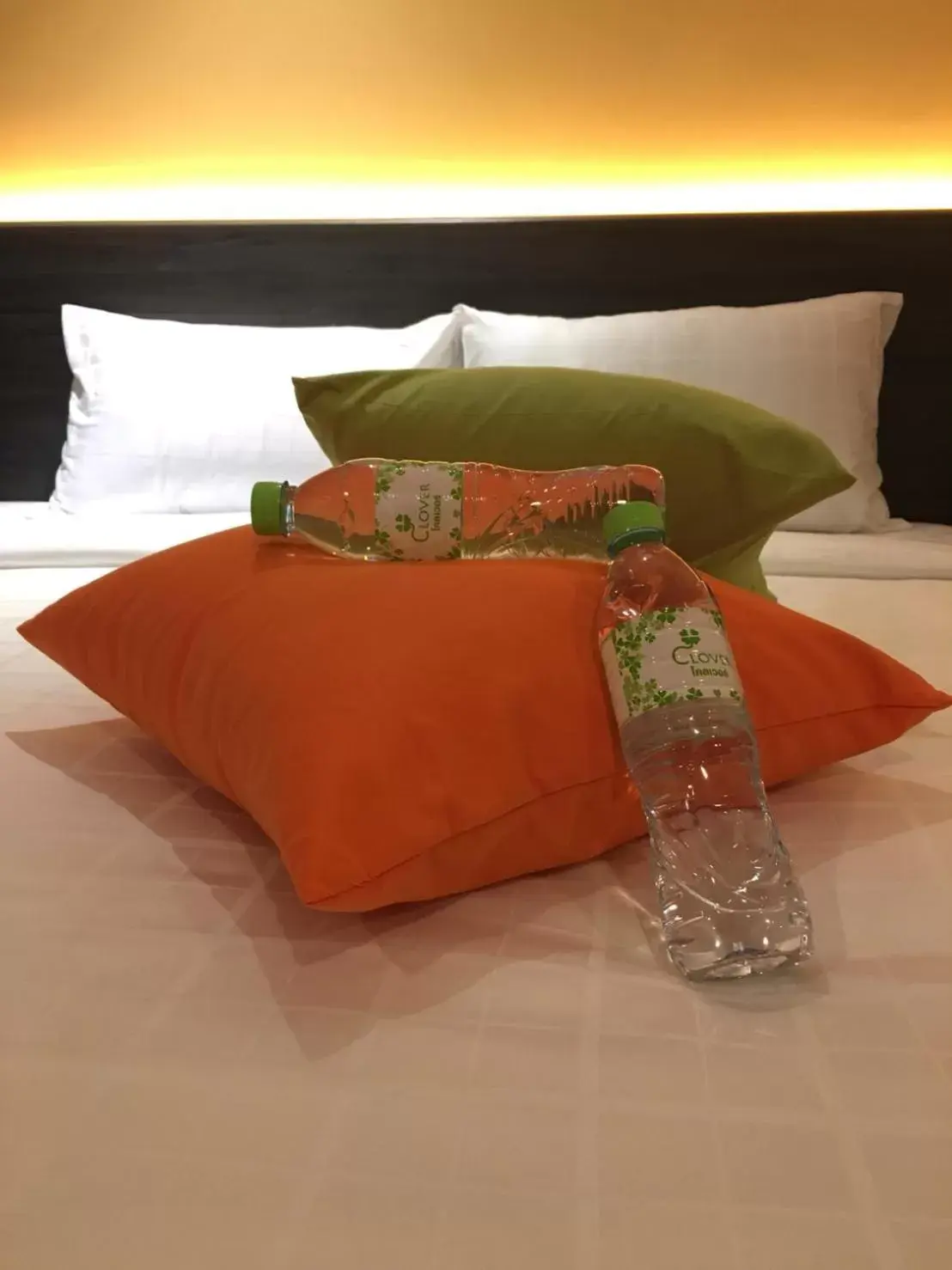Bed in Clover Hotel Hatyai