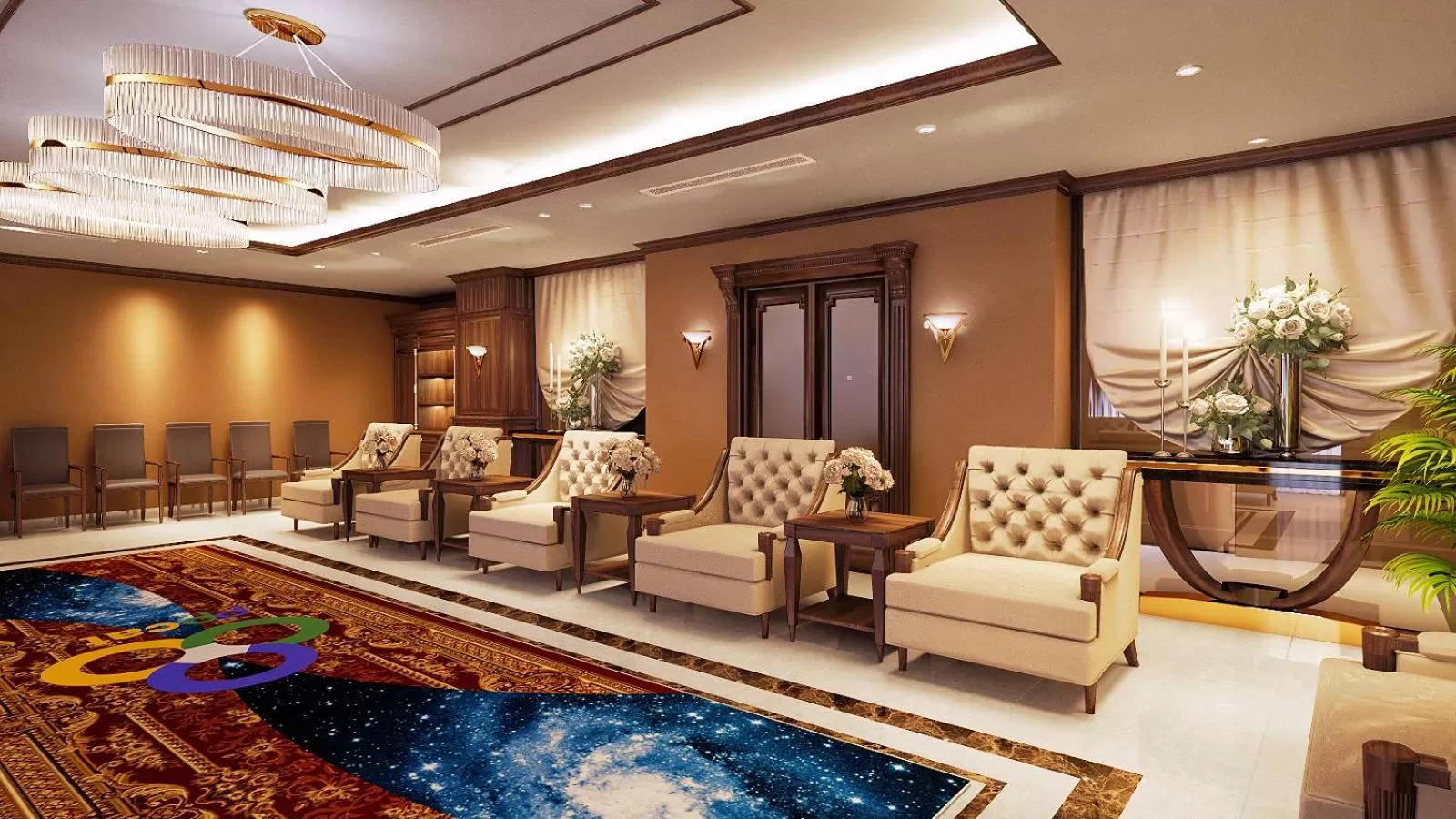 Living room in Wyndham Garden Hanoi