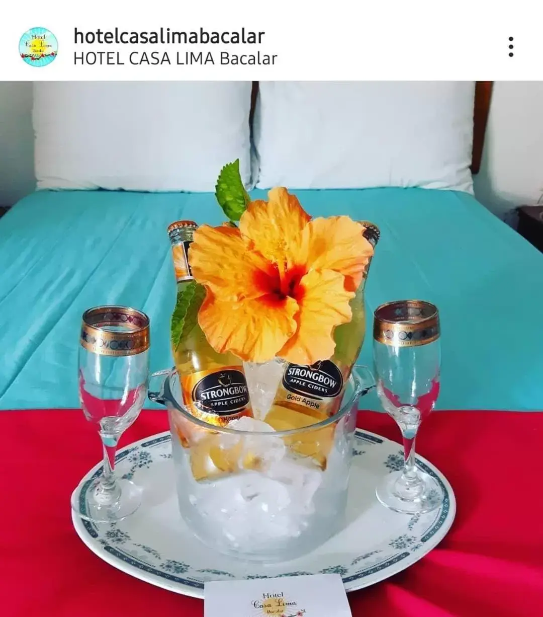 Drinks in Hotel Casa Lima Bacalar