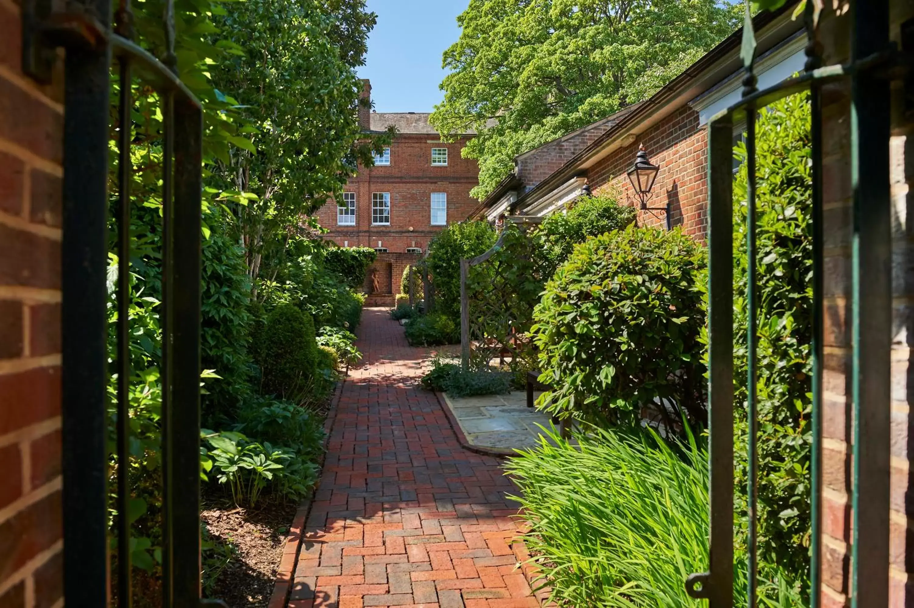 Inner courtyard view in Hotel du Vin Winchester