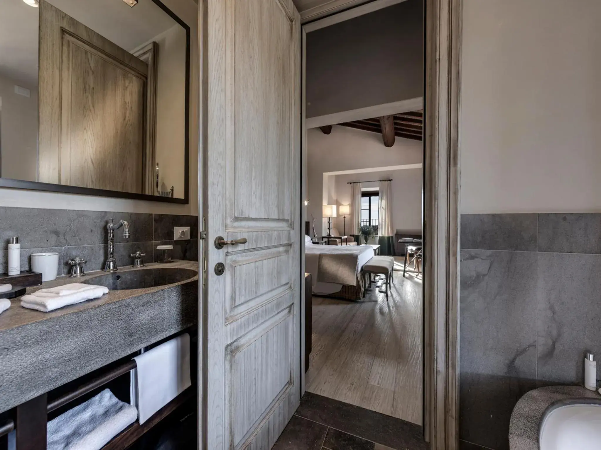 Bathroom in Castel Monastero - The Leading Hotels of the World