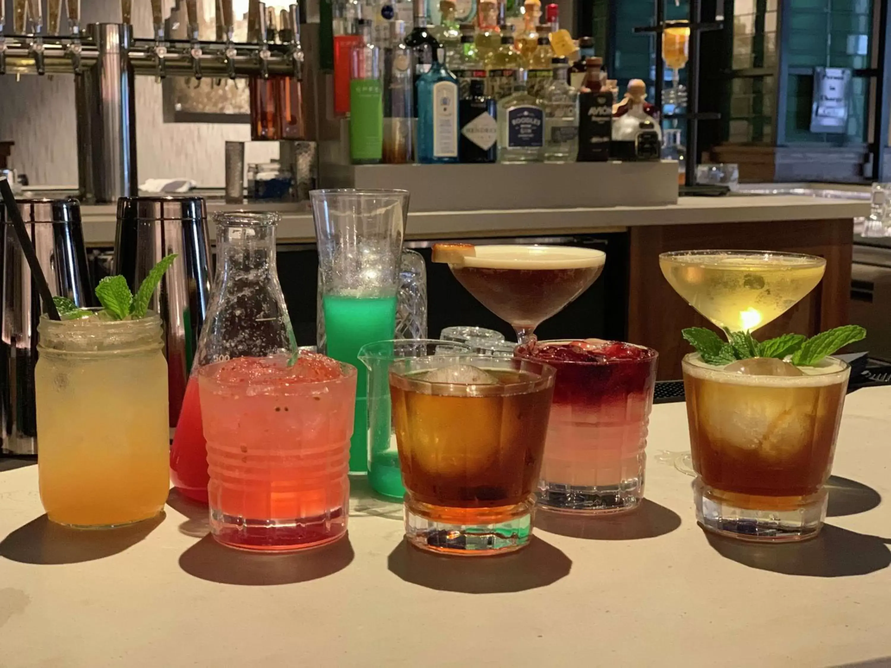 Lounge or bar in Hilton Birmingham Downtown at UAB Lounge or bar in Hilton Birmingham Downtown at UAB