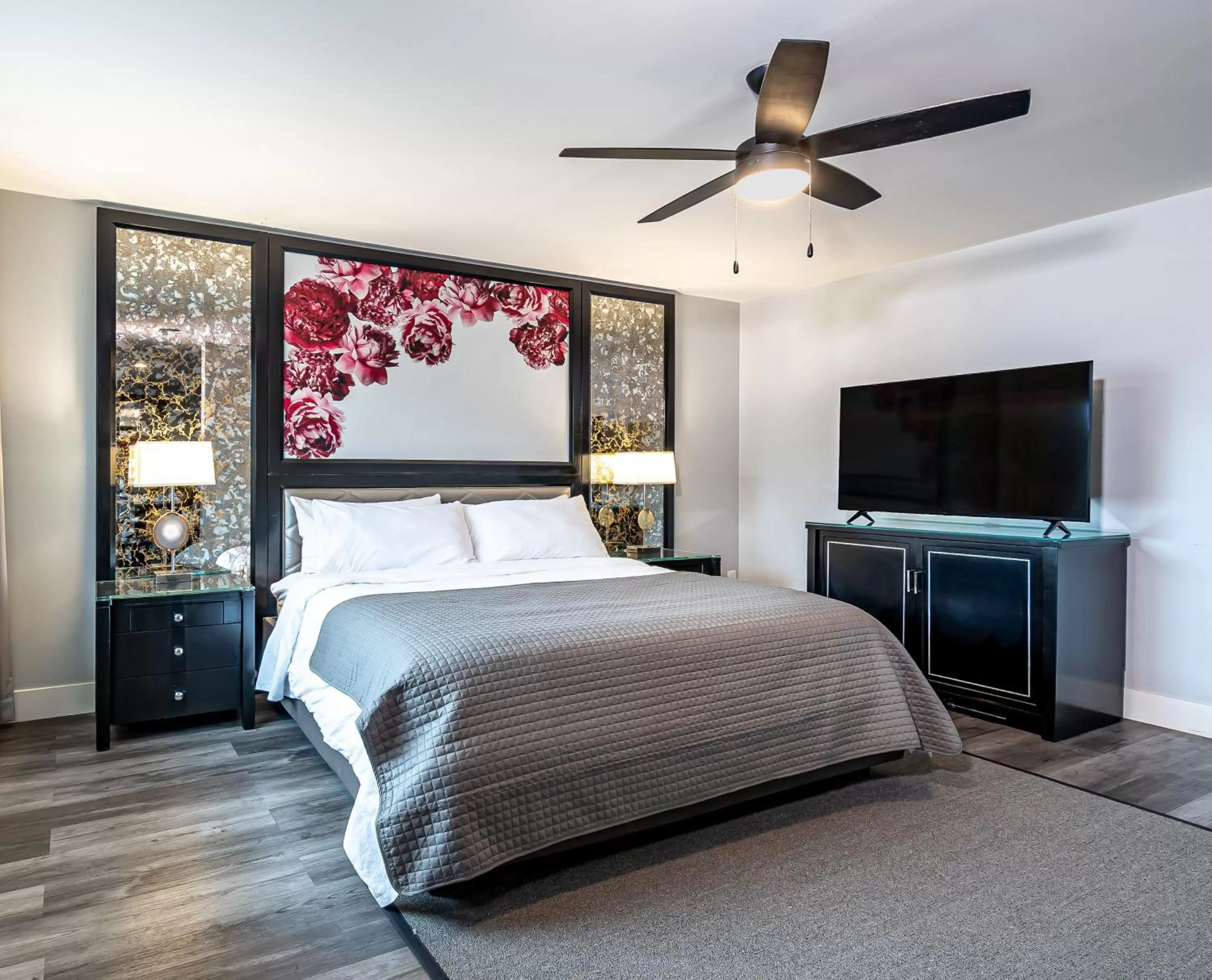 Bed in Onsen Hotel and Spa