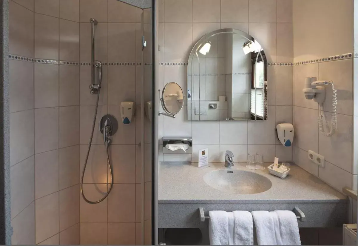 Bathroom in Hotel Angerbräu
