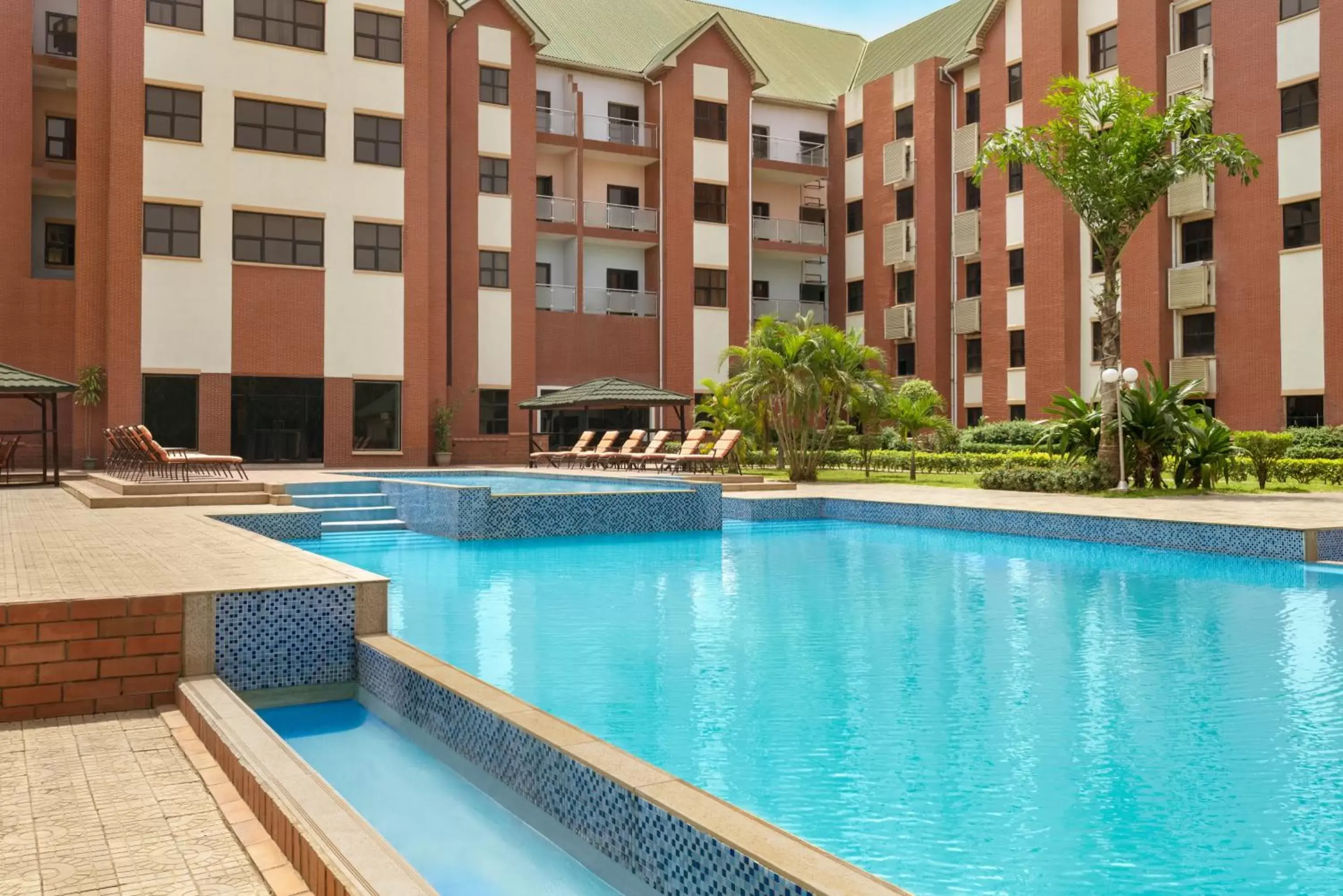 Pool view, Swimming Pool in Hawthorn Suites by Wyndham Abuja