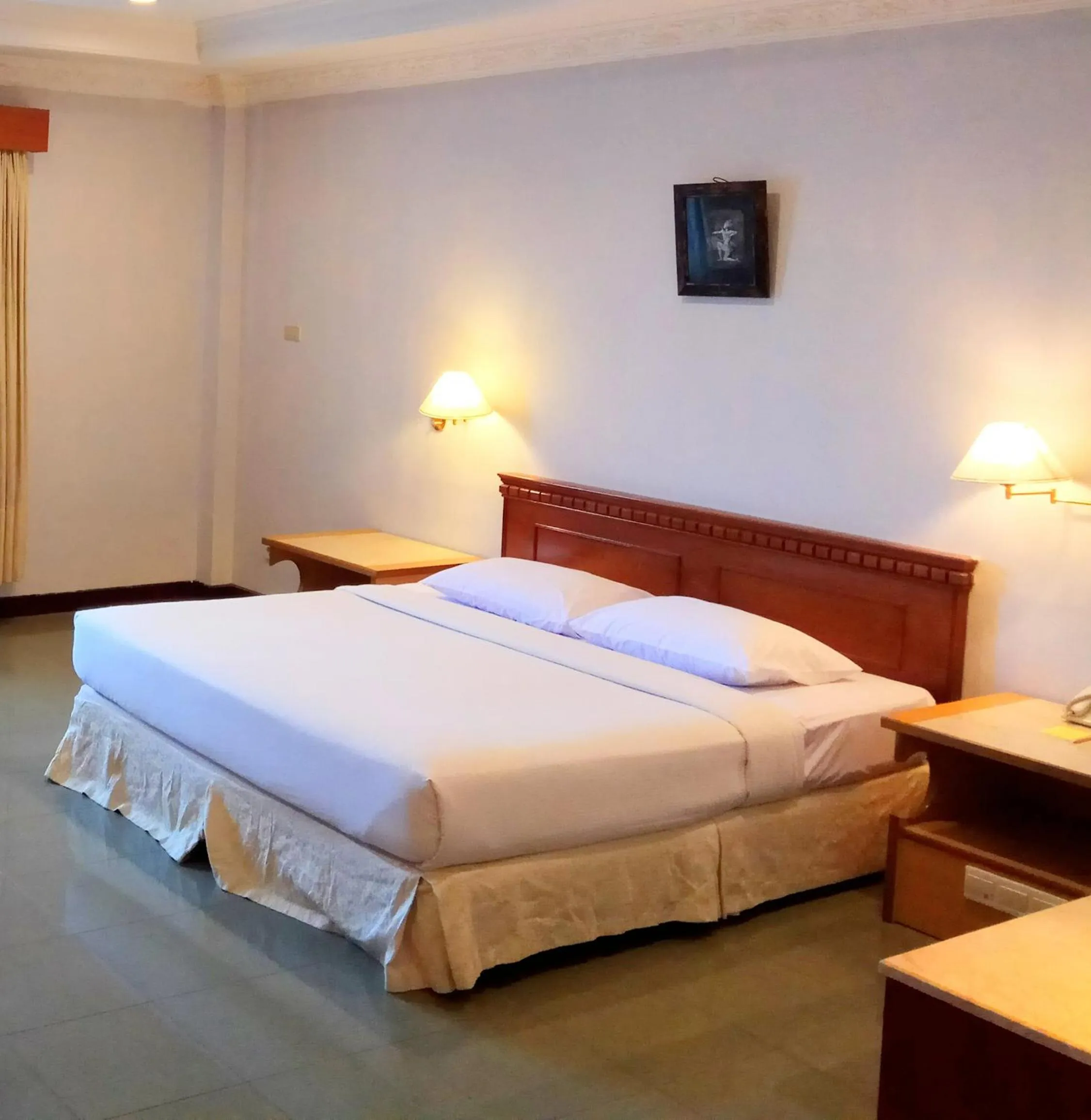 Bed in Hotel Kini Pontianak