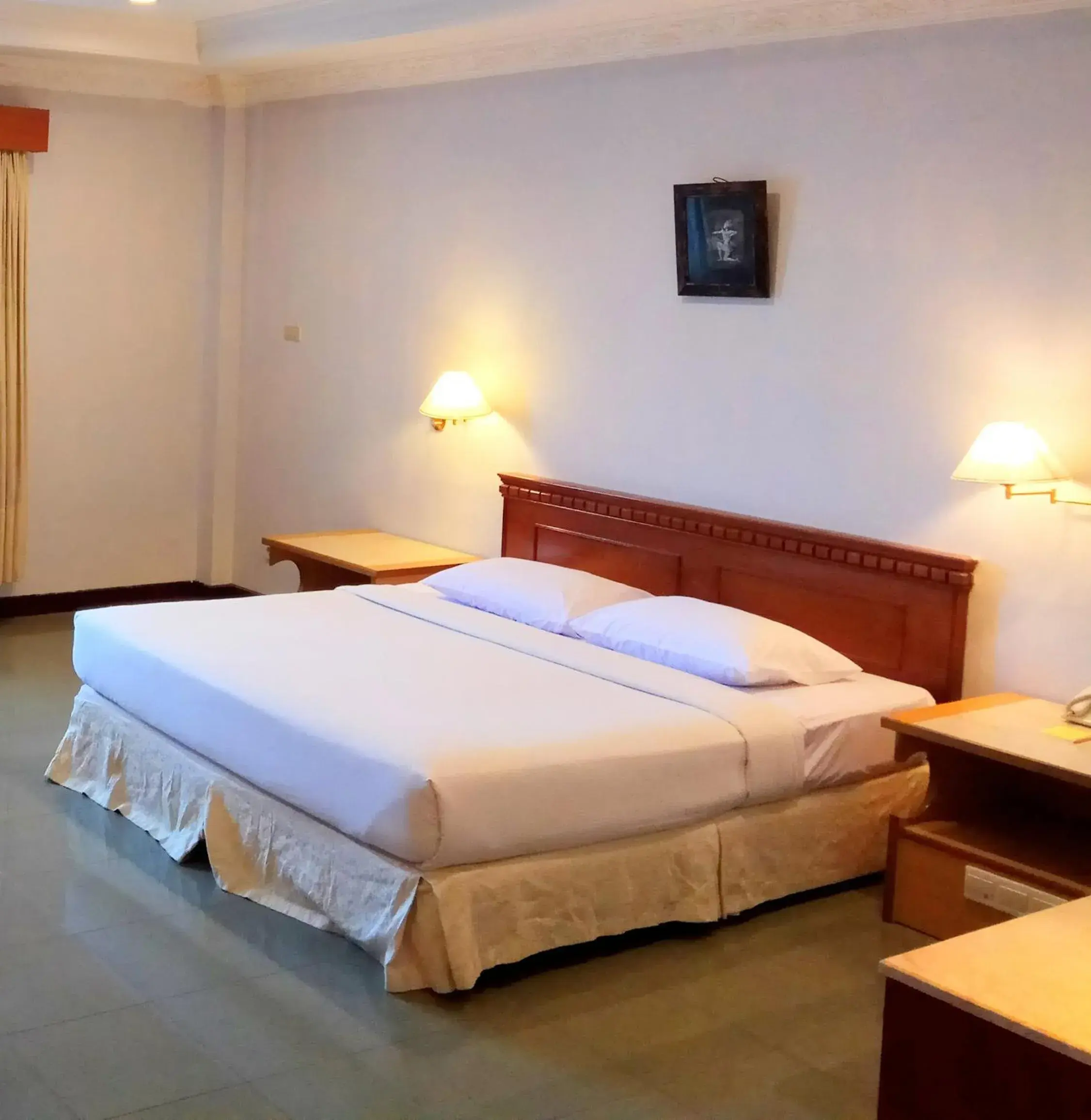 Bed in Hotel Kini
