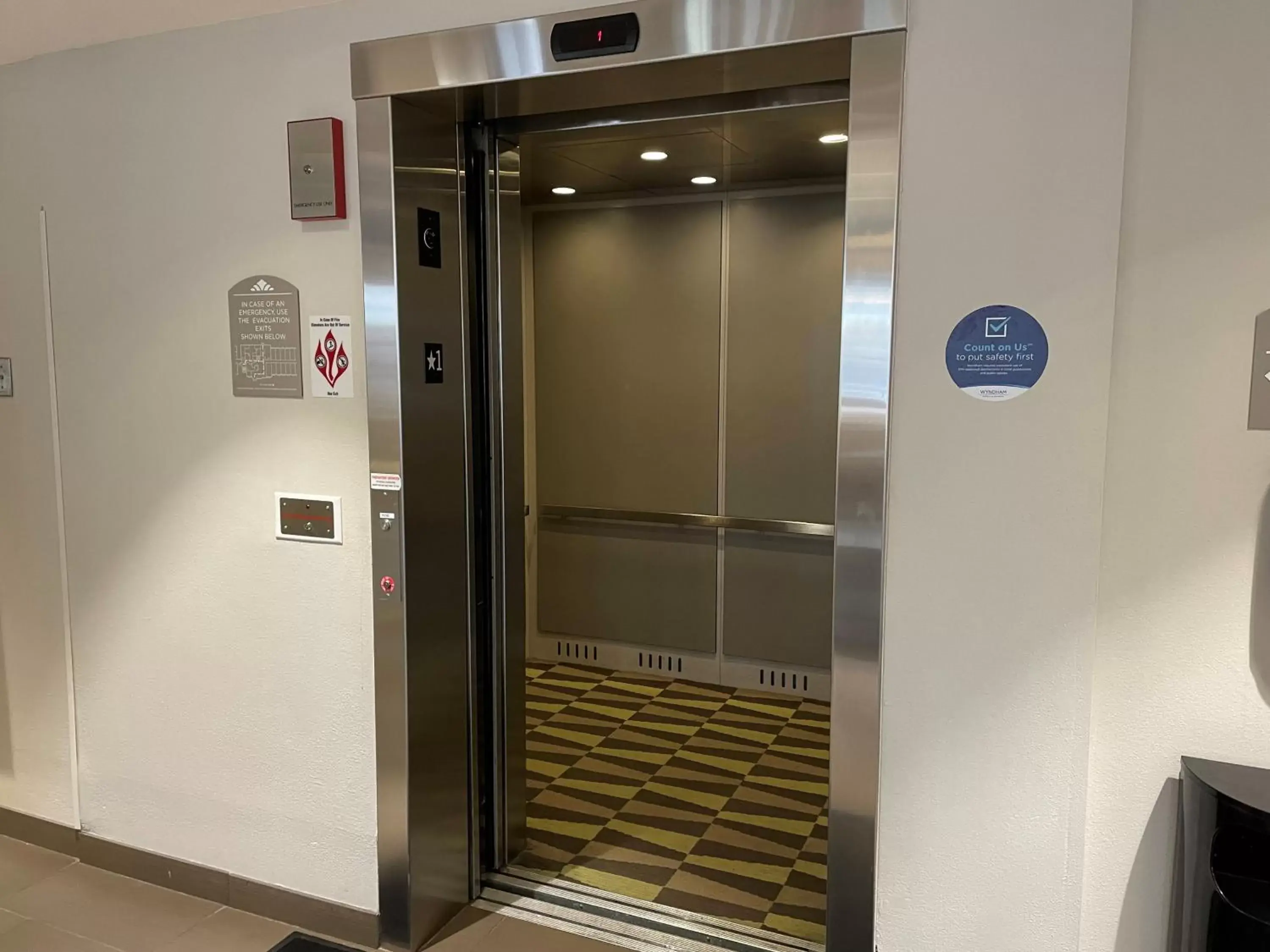 elevator in Microtel Inn & Suites by Wyndham Rochester South Mayo Clinic