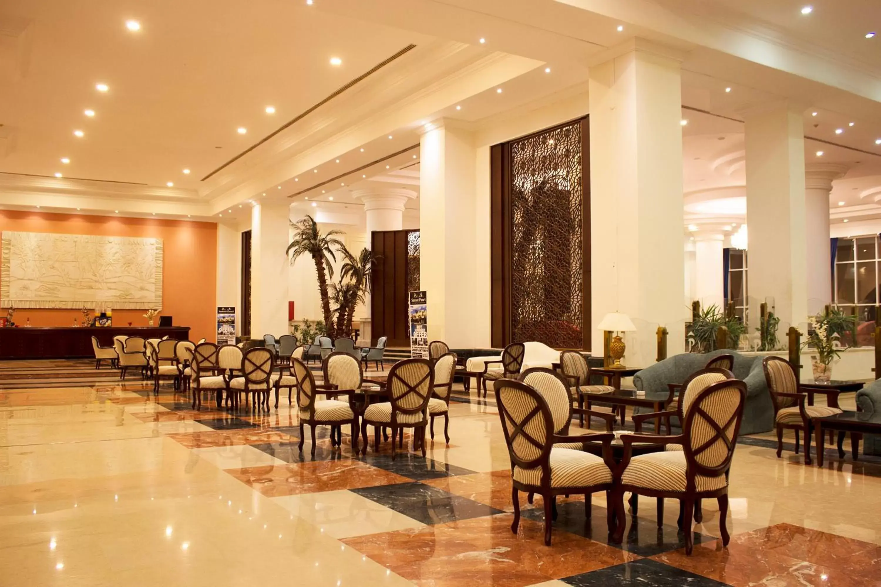 Lobby or reception, Restaurant/Places to Eat in Pyramisa Beach Resort Sahl Hasheesh
