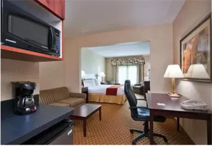 Photo of the whole room, TV/Entertainment Center in Holiday Inn Express Hotel & Suites Harriman, an IHG Hotel