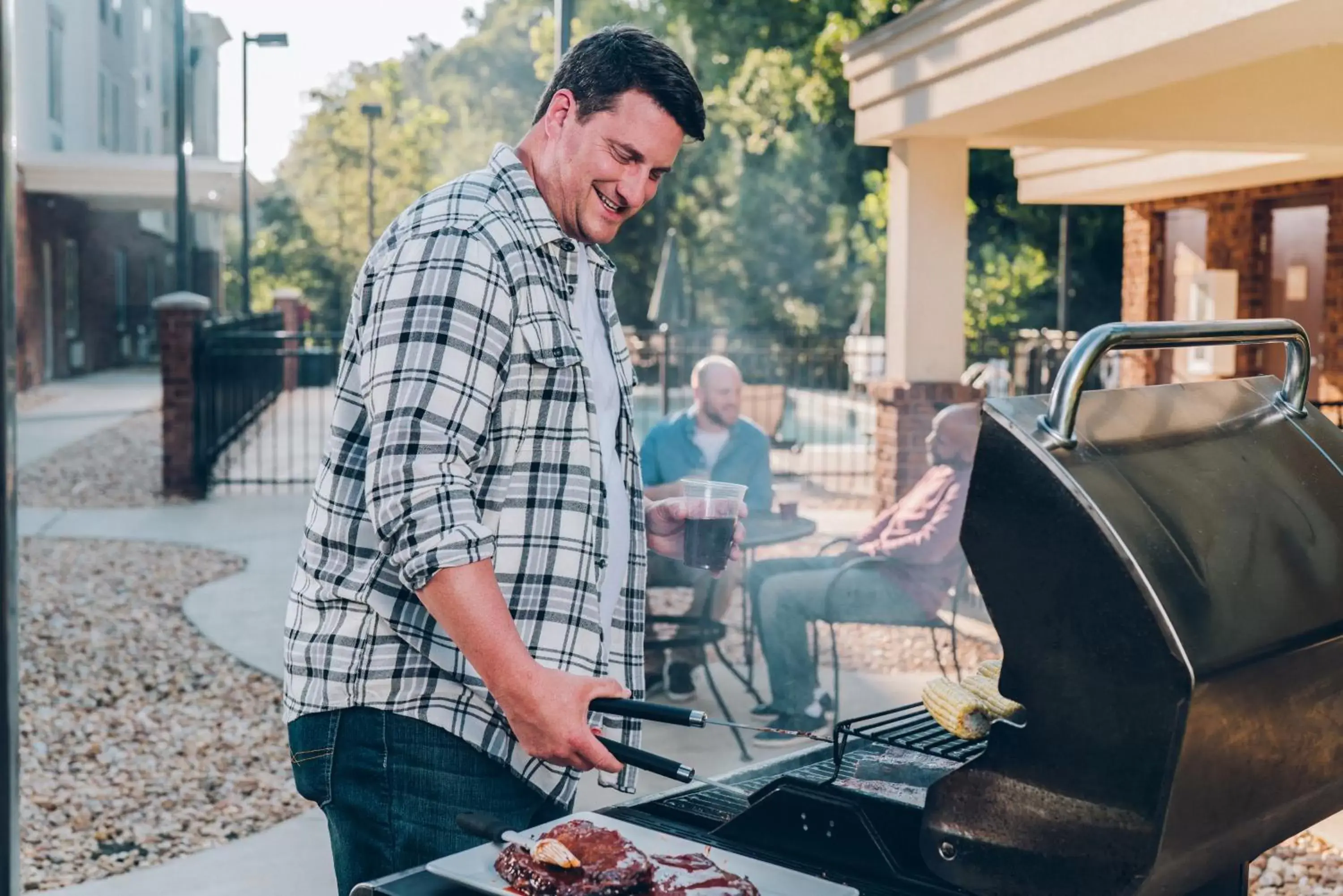 BBQ facilities in Candlewood Suites Boise - Towne Square, an IHG Hotel