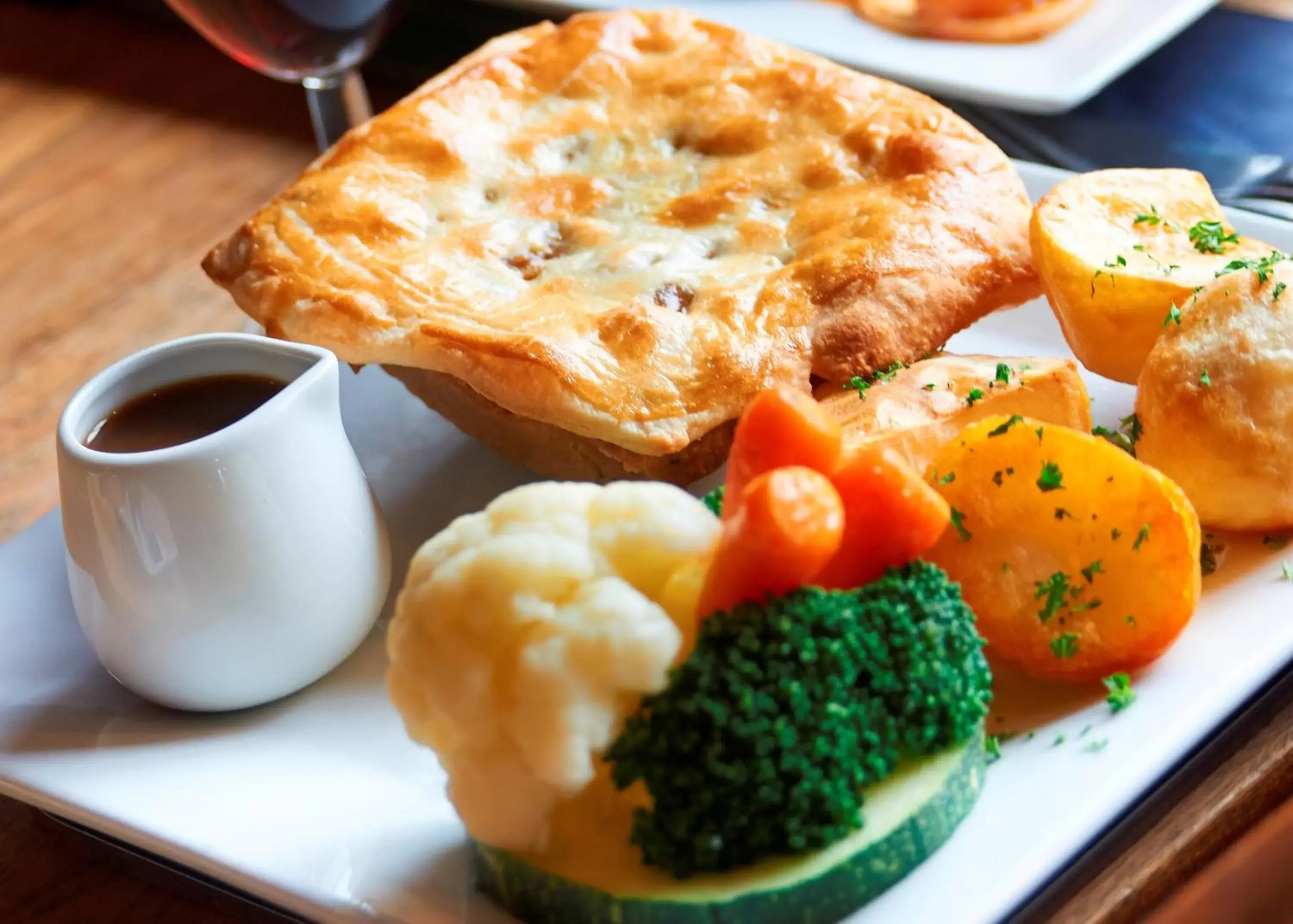 Food close-up in Camden Arms Hotel