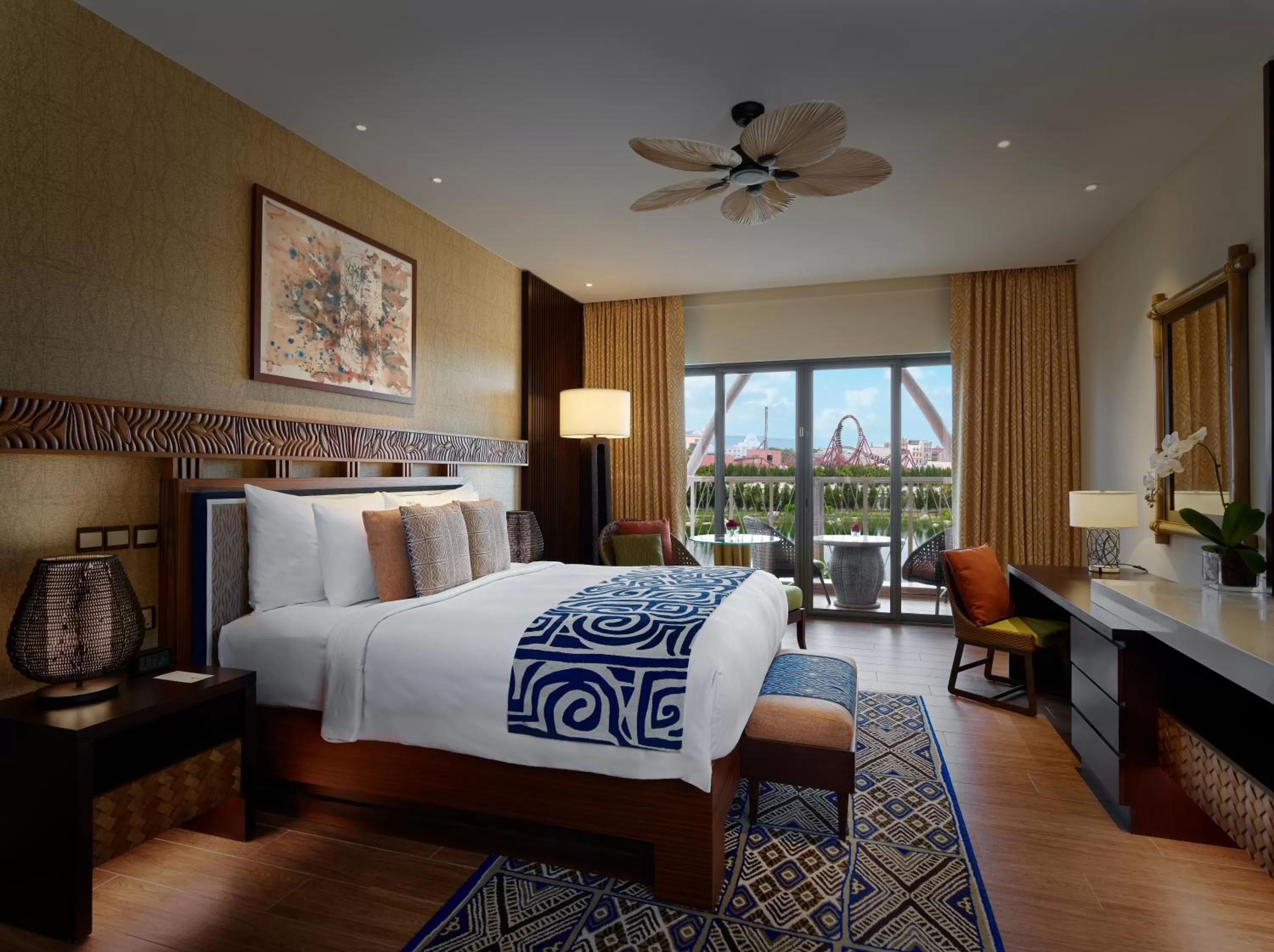 Photo of the whole room, Bed in Lapita, Dubai Parks and Resorts, Autograph Collection