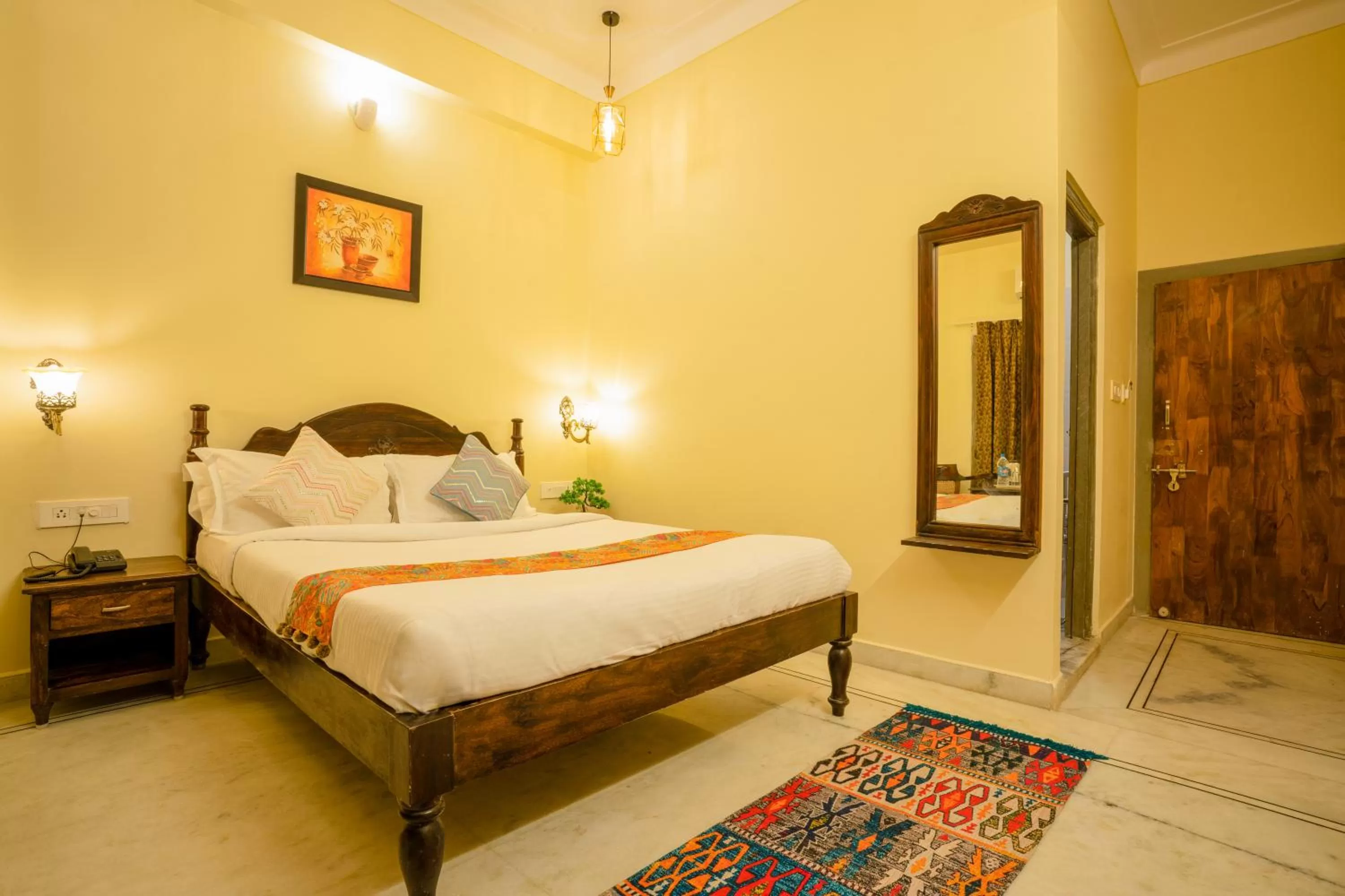 Photo of the whole room, Bed in Tripli Hotels Shiv Villas