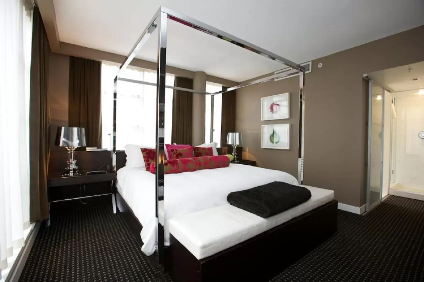 Bed in OPUS Vancouver