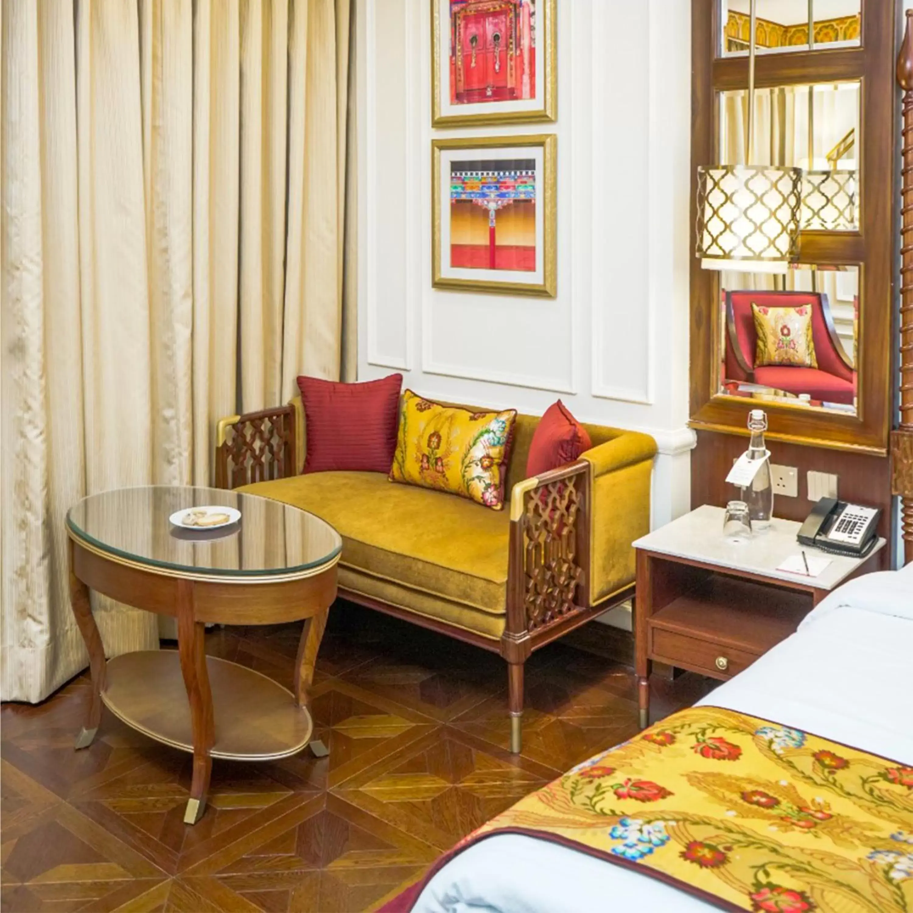 Bedroom, Seating Area in The Grand Dragon Ladakh