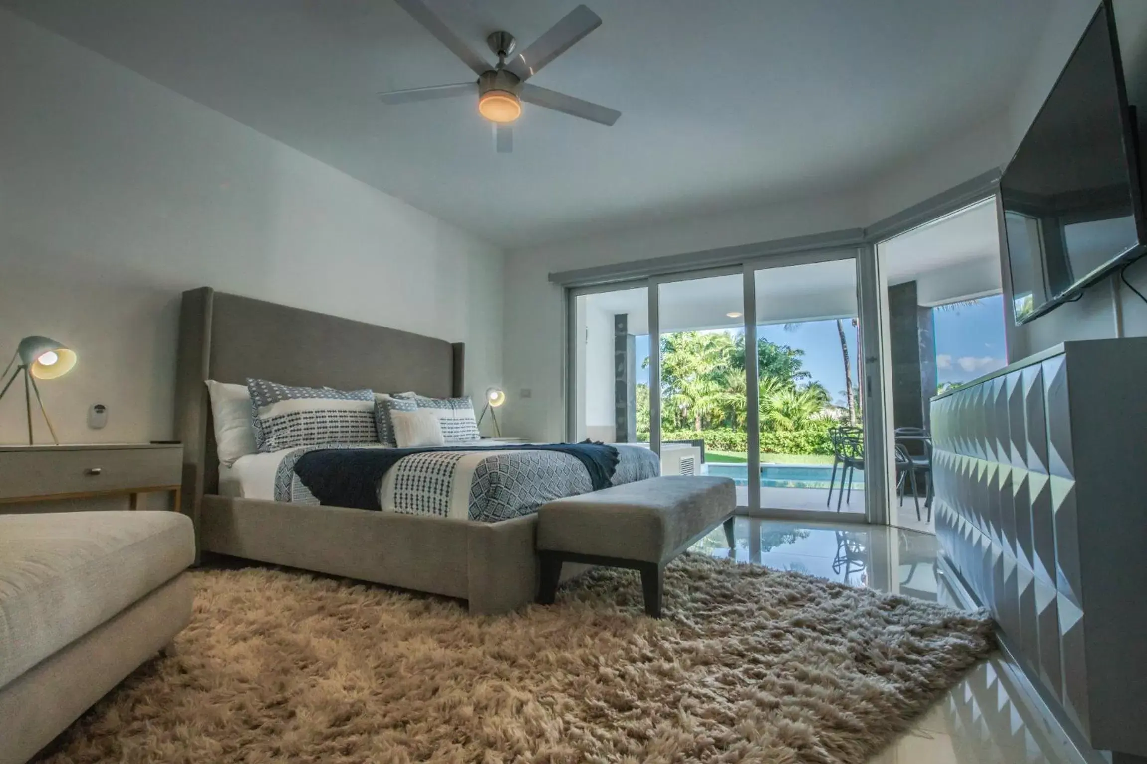 Seating Area in Mareazul Beach Front Condos At playa del Carmen